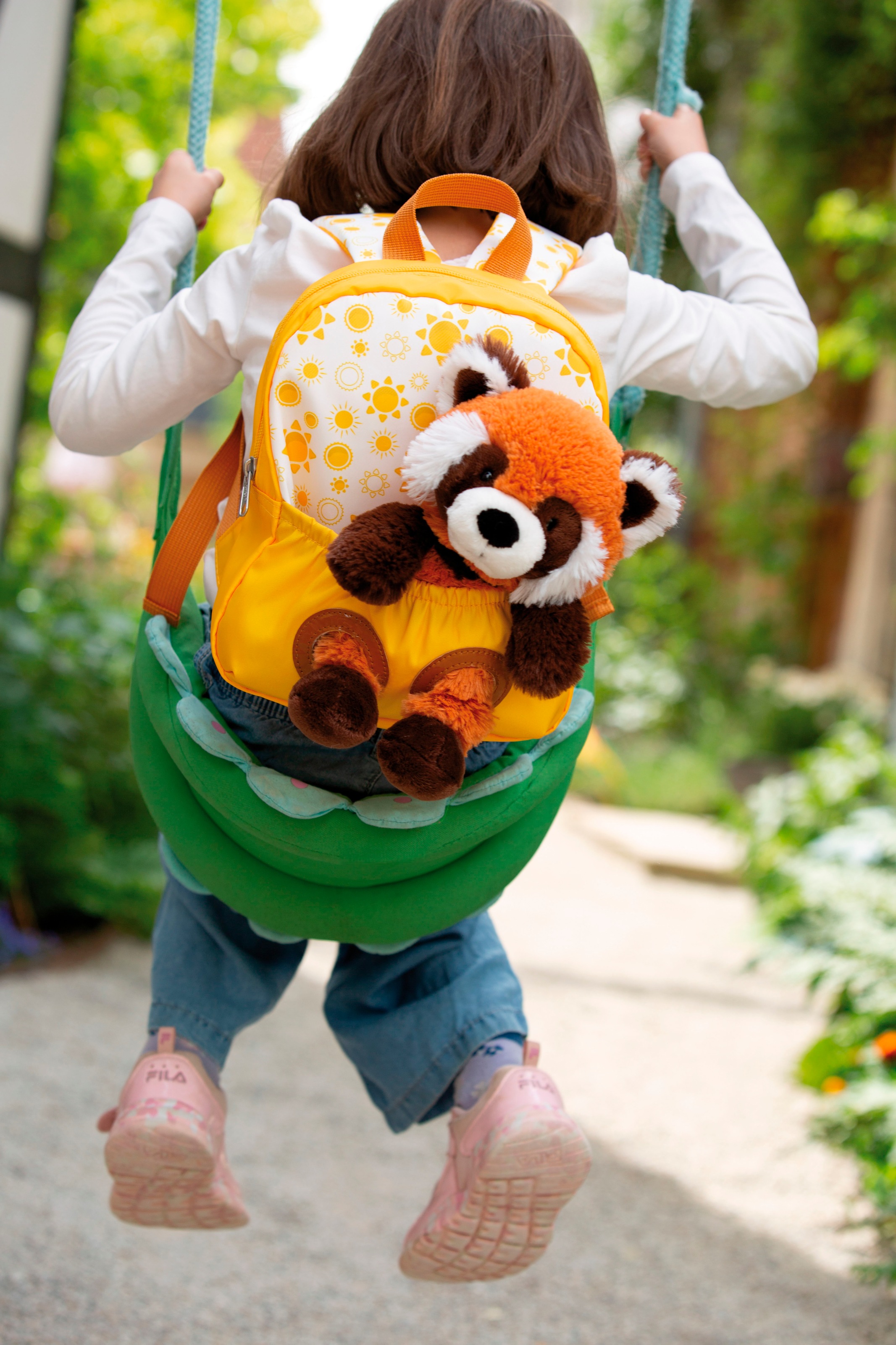 Nici Kinderrucksack »Travel Friends, Rucksack mit Plüsch Roter Panda, 25 cm«