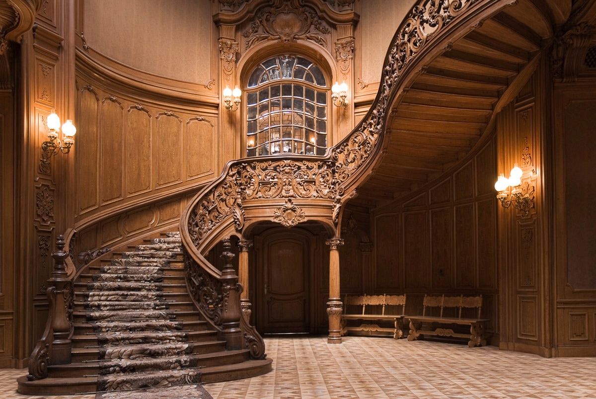Papermoon Fototapete »Alte Treppe«