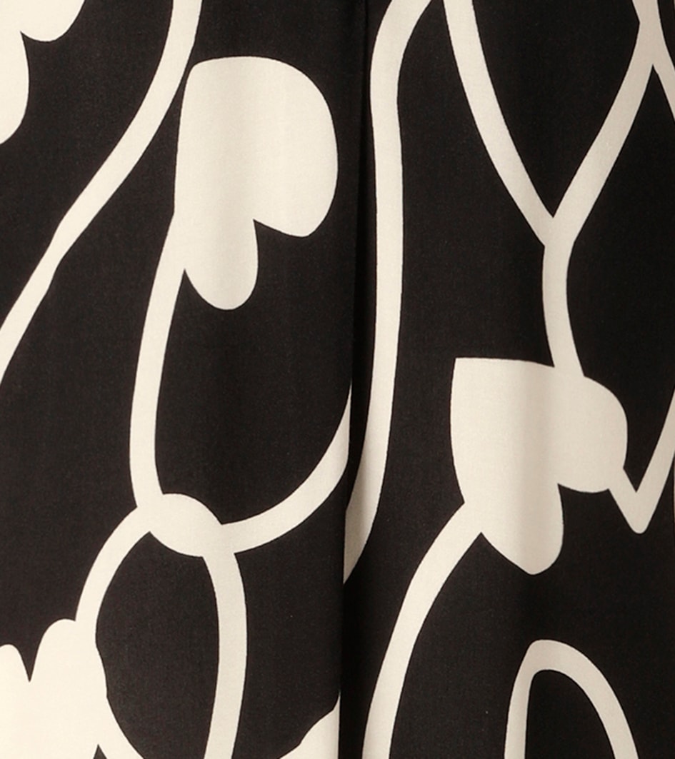 Aniston CASUAL Sommerkleid mit Herzen im grafischen Druck und Bordüre am Saum - NEUE KOLLEKTION