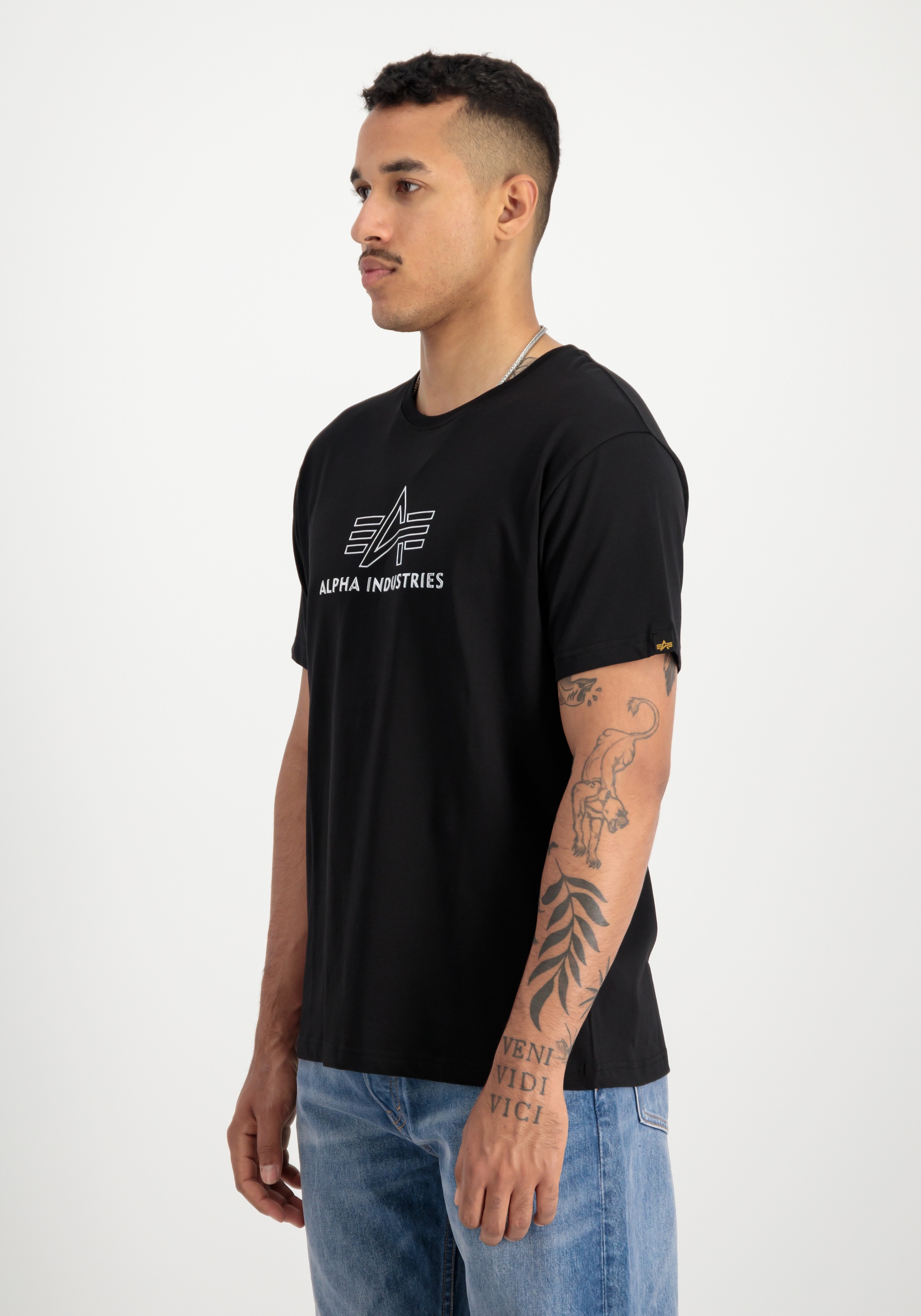 Alpha Industries T-Shirt »Alpha Industries Men - T-Shirts Basic T-Shirt BL TPU«