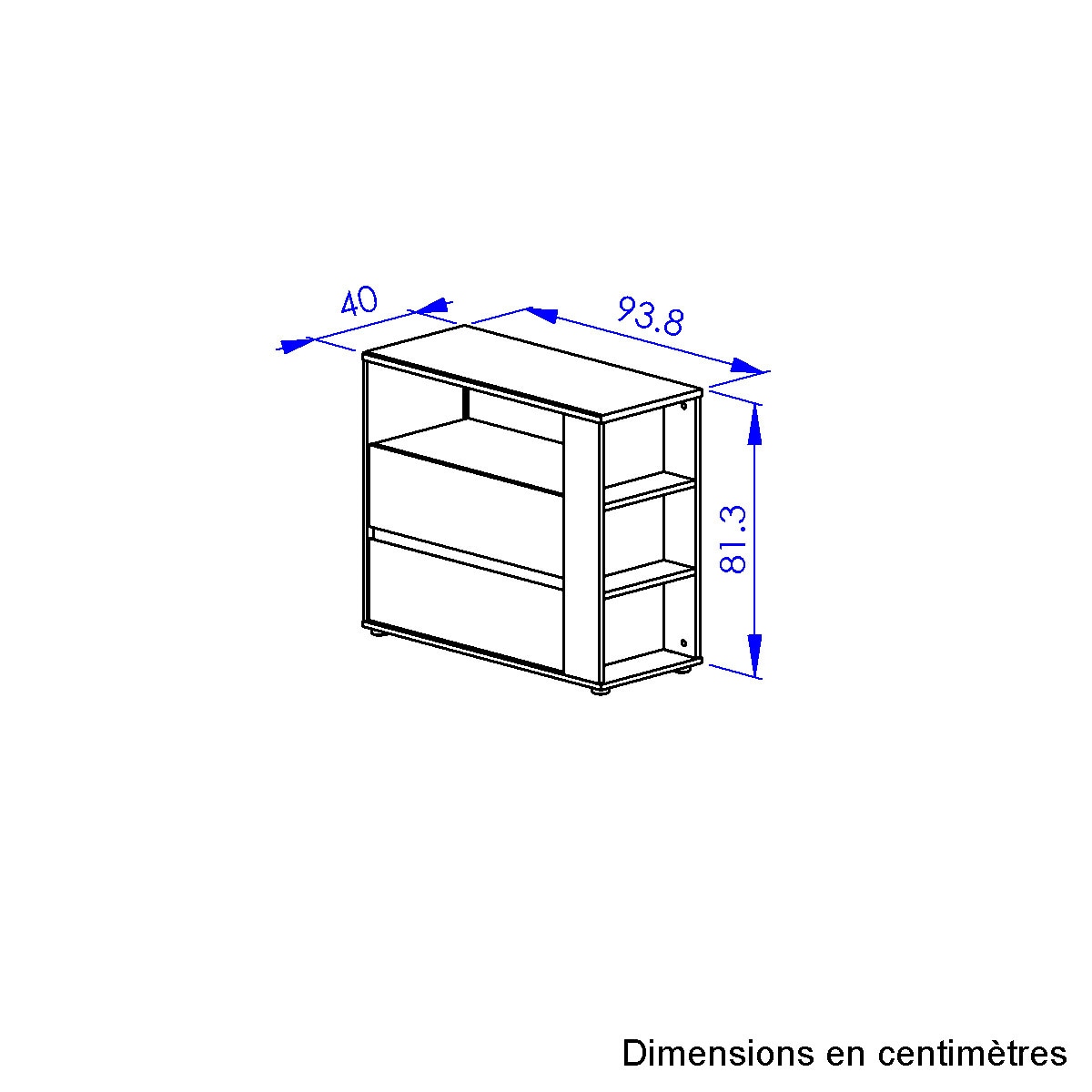 Gami Kommode »NAEL«, Kommode 2 Schubladen
