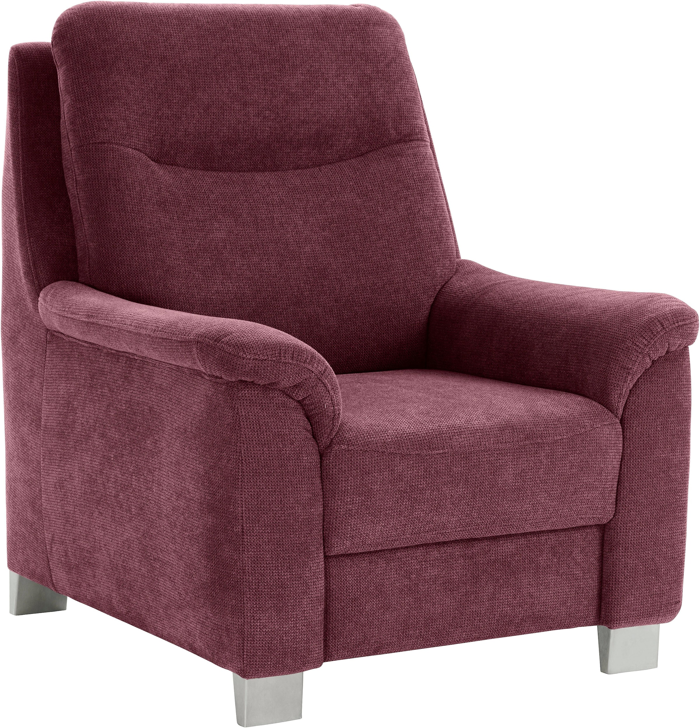 sit&more Sessel »Boccaccio«, inklusive Federkern und Kopfteilverstellung