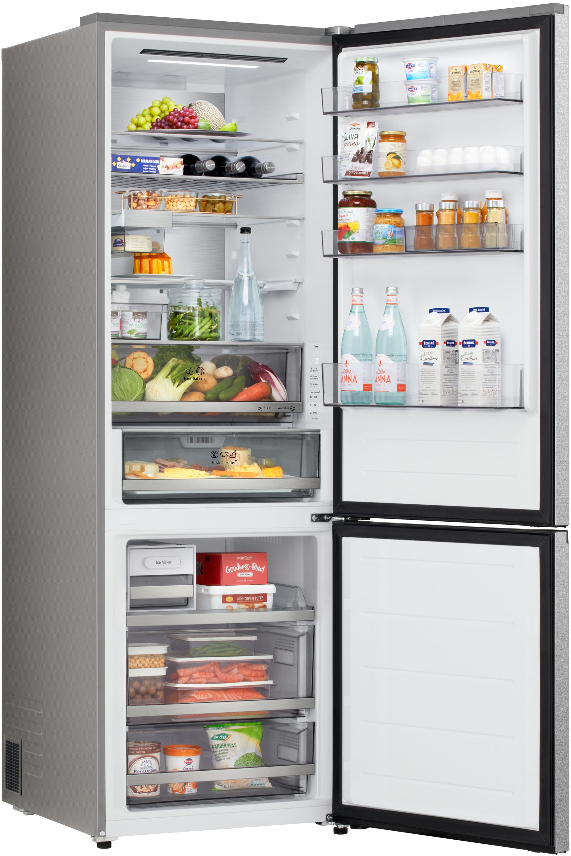 LG Kühl-/Gefrierkombination Serie 7 »GBBW726AMB« 203 cm hoch 69,7 cm breit Vollintegrierbarer Kühlschrank dank frontaler Luftzufuhr und Abluft