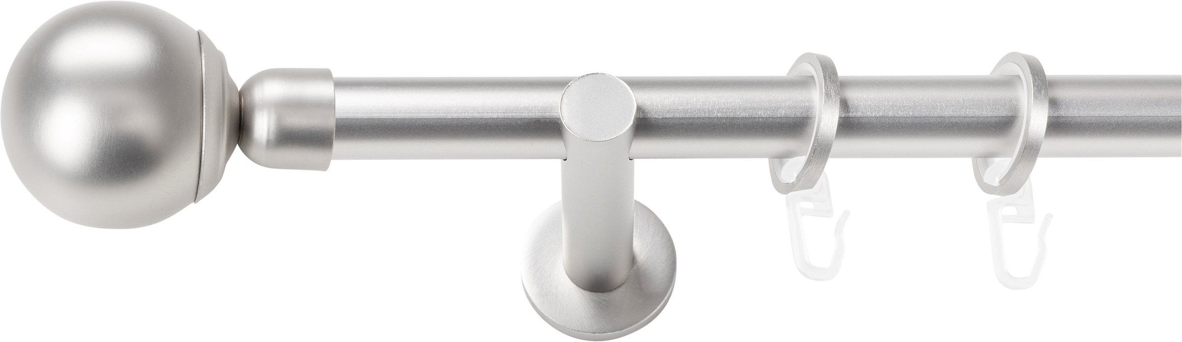 SN DECO GROUP Gardinenstange Ø 19 mm 1 läufig-läufig Fixmaß;kürzbar