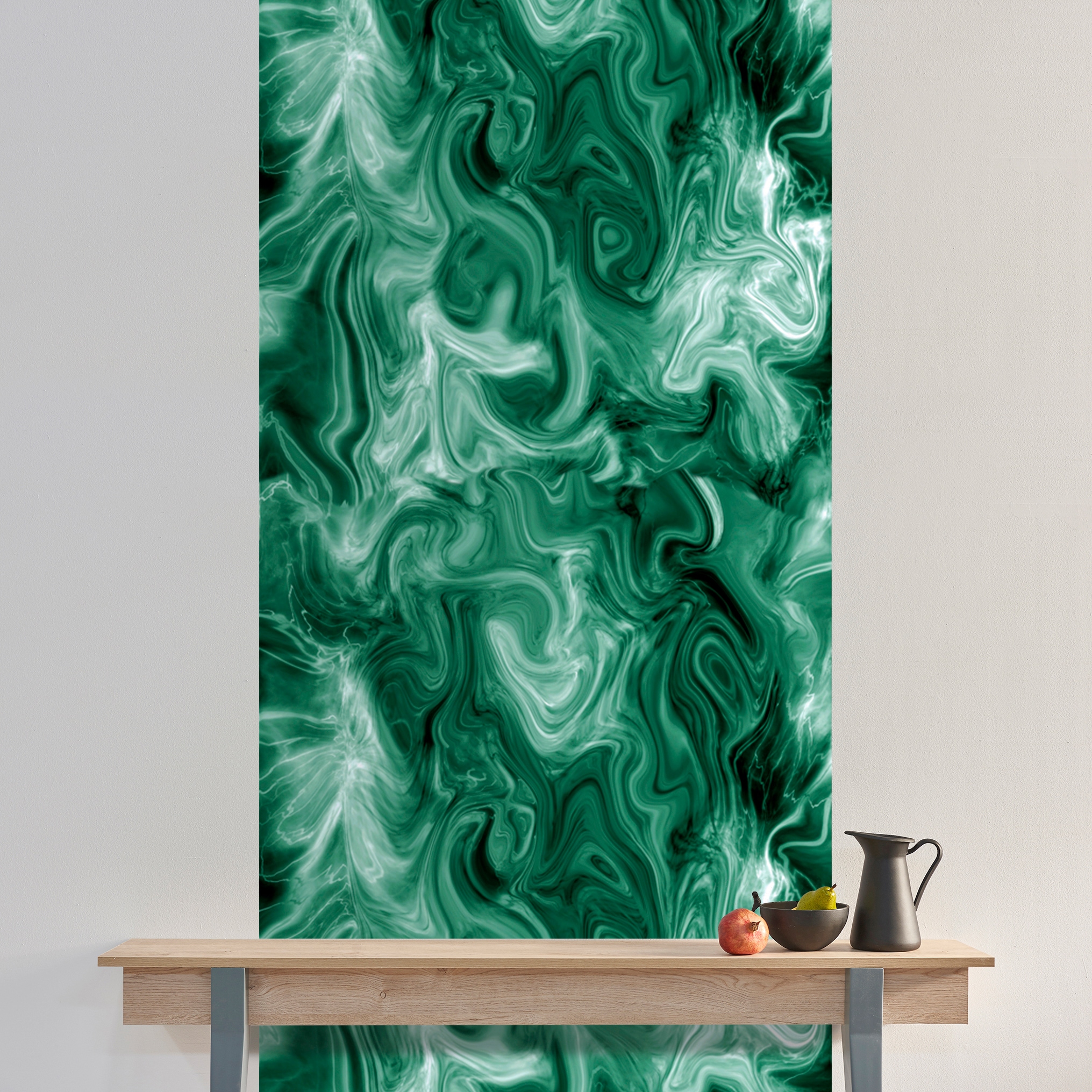 queence Vinyltapete »Zak«, bedruckt-clean-unifarben-minimalistisch-Abriebeffekte-Steinoptik, 90x250cm, selbstklebend, kinderleichte Anbringung, Sticker