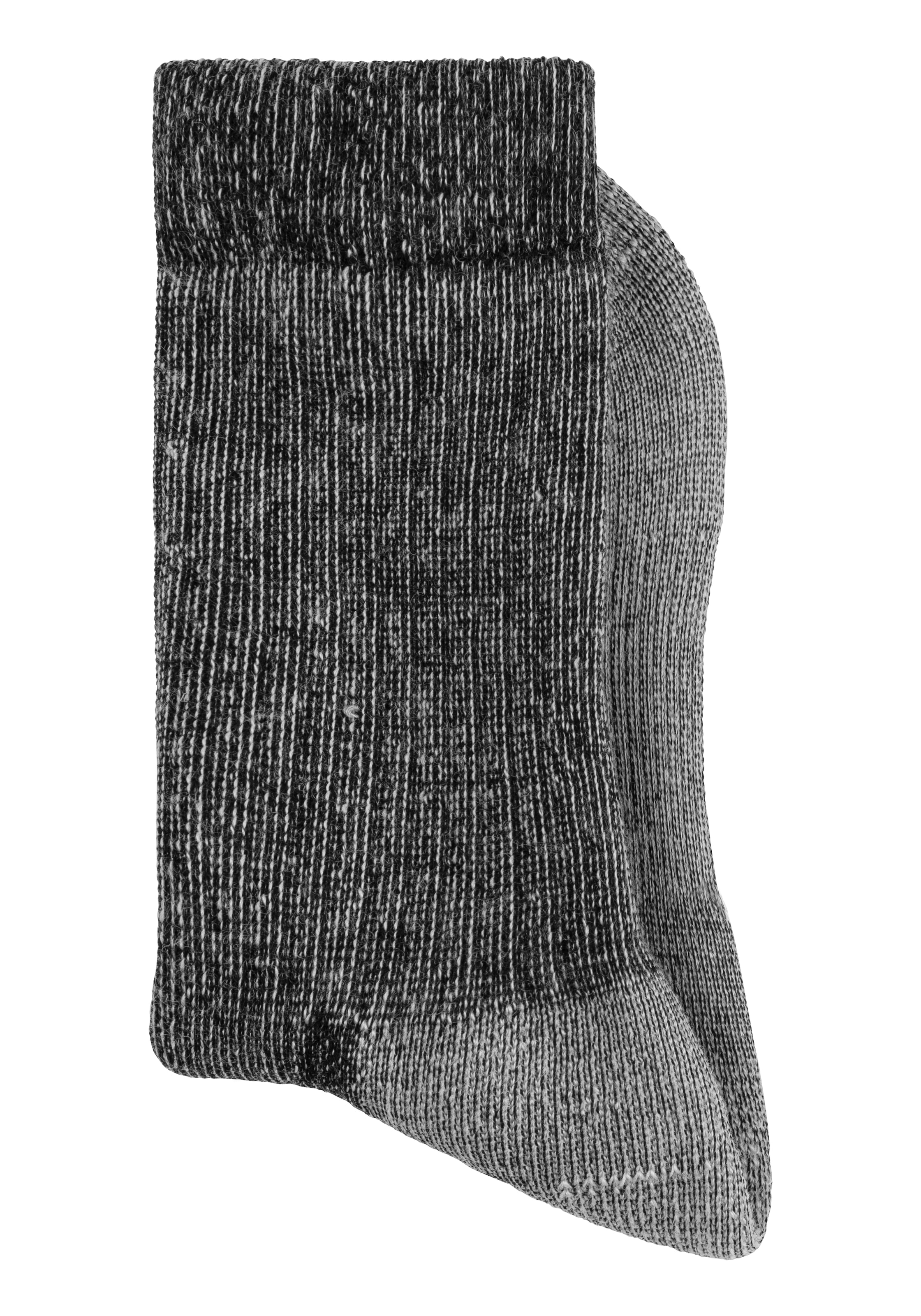 Bench. Wandersocken, (Packung, 2 Paar), Wollsocken aus flauschigem Material mit 65% Wolle