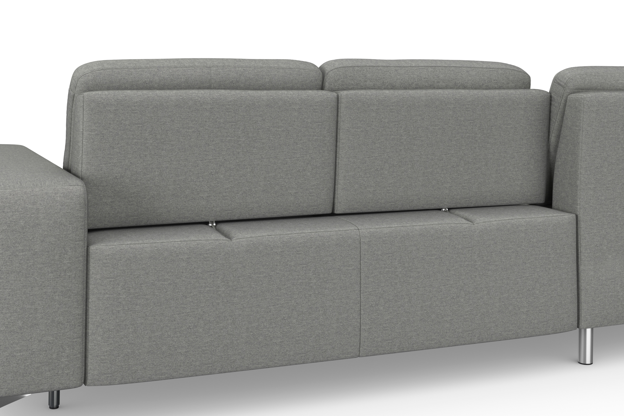sit&more Ecksofa »Baviene L-Form«, inklusive Sitztiefenverstellung und Federkern, wahlweise Bettfunktion
