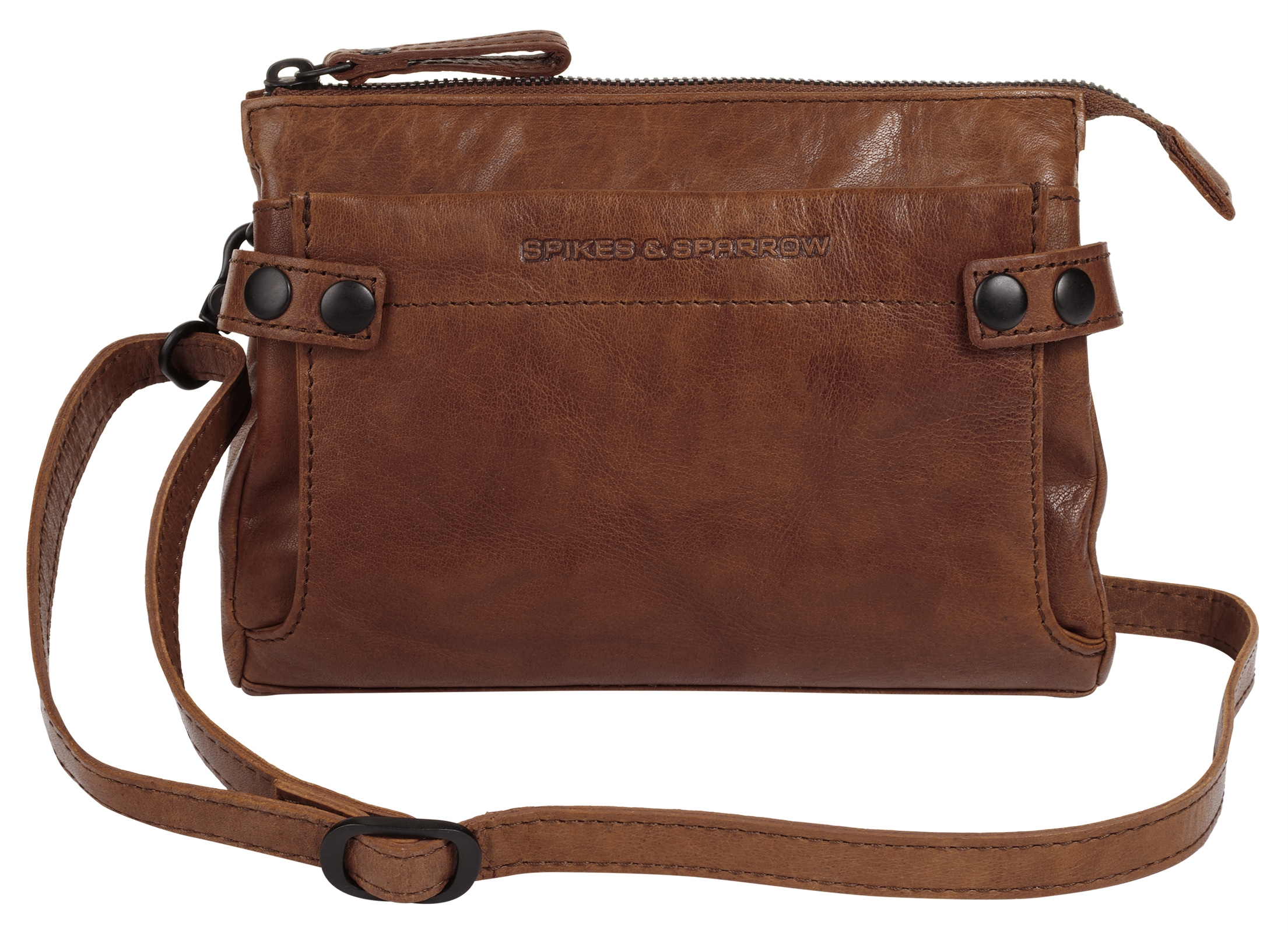 Spikes & Sparrow Umhängetasche echt Leder