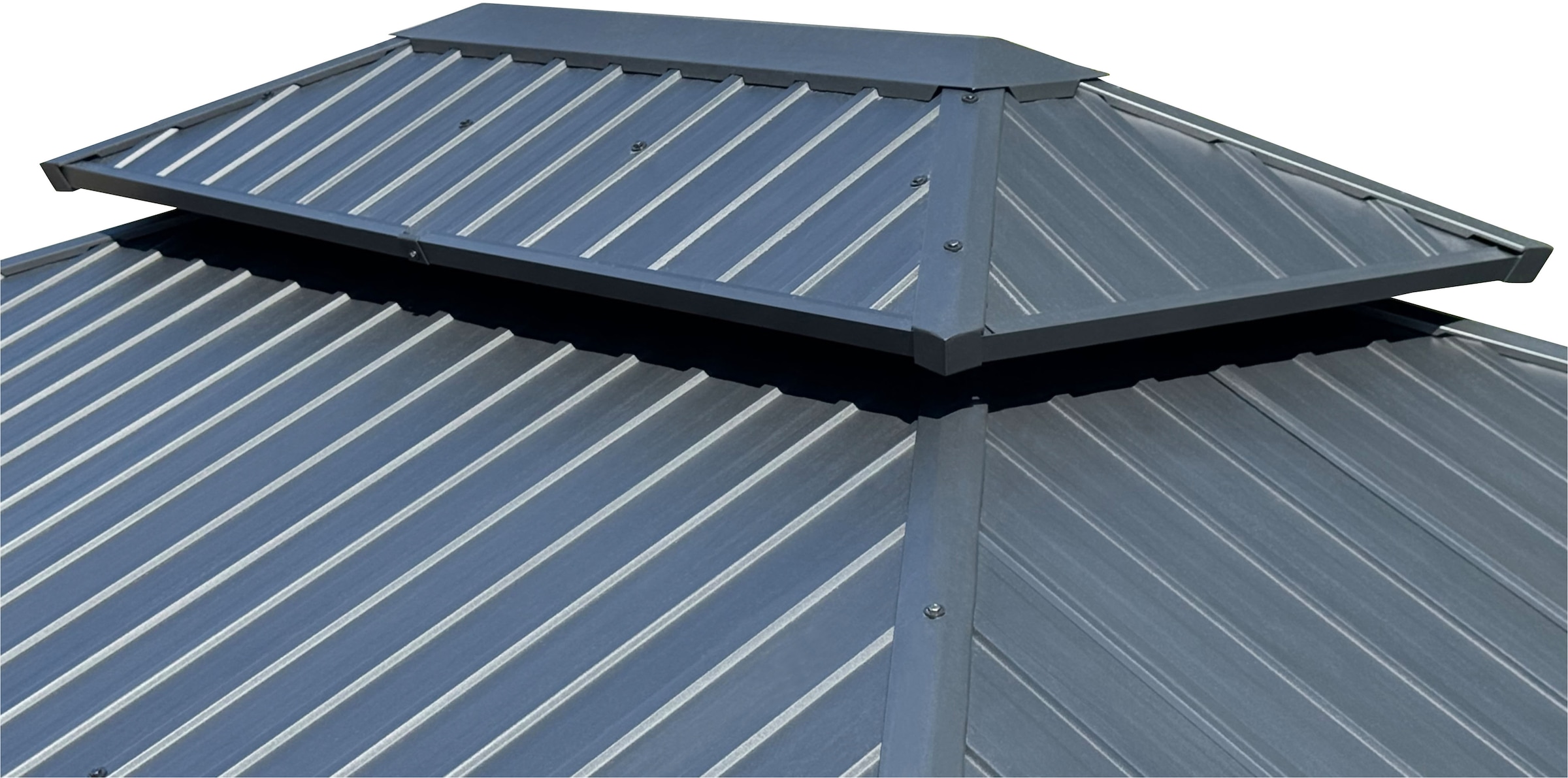 KONIFERA Pavillon »Thasos« mit Doppeldach, in BxT: 300x300 cm und 400x300 cm, ohne Seitenteile