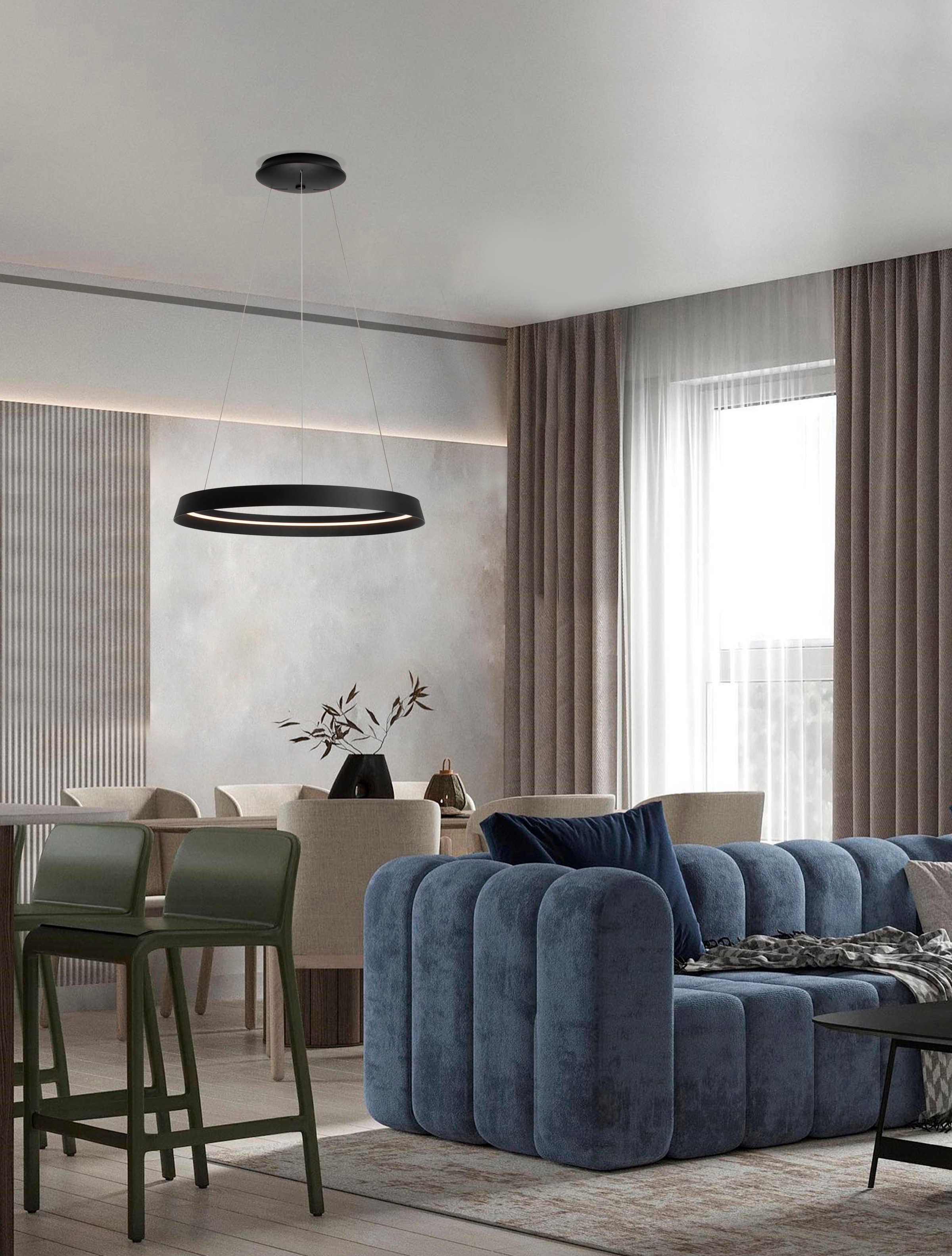 Nova Luce Pendelleuchte »ORMI« LED-Modul 1 Stk. warmweiß - kaltweiß günstig online kaufen