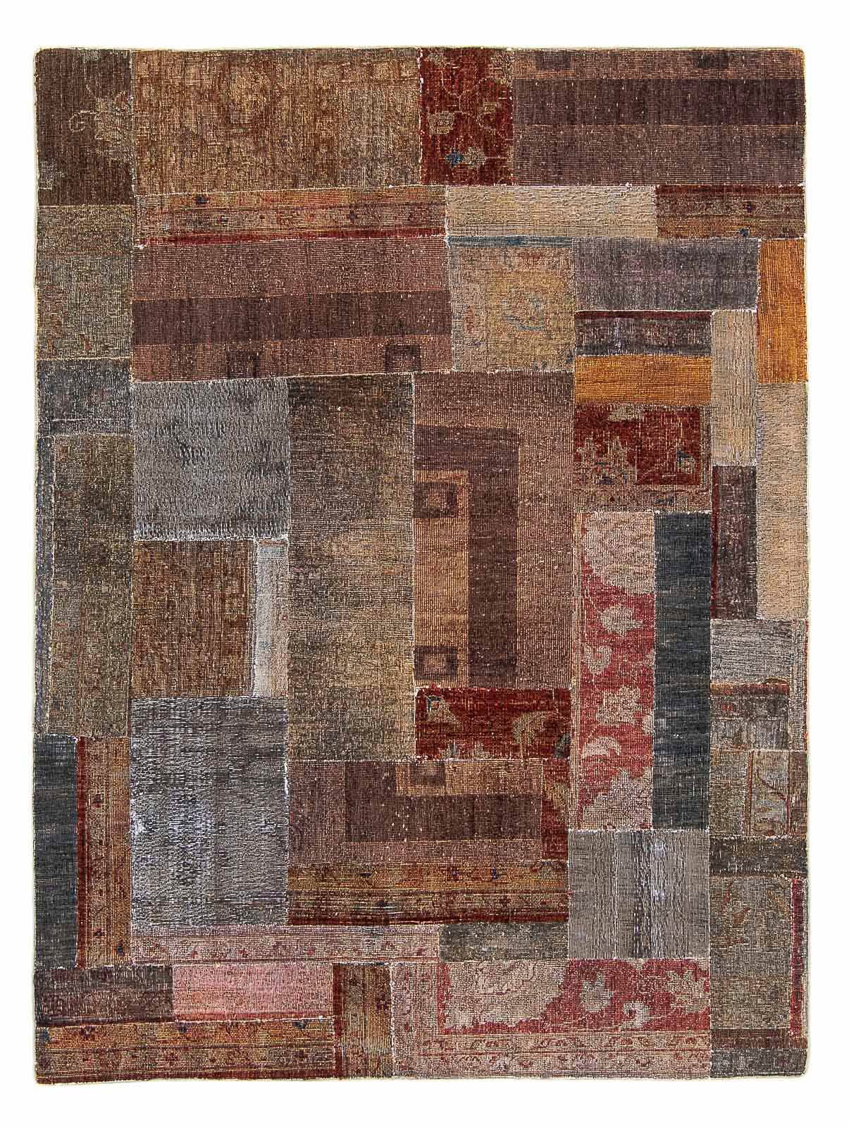 morgenland Wollteppich »Patchwork Patchwork 272 x 181 cm«, rechteckig, 8 mm günstig online kaufen