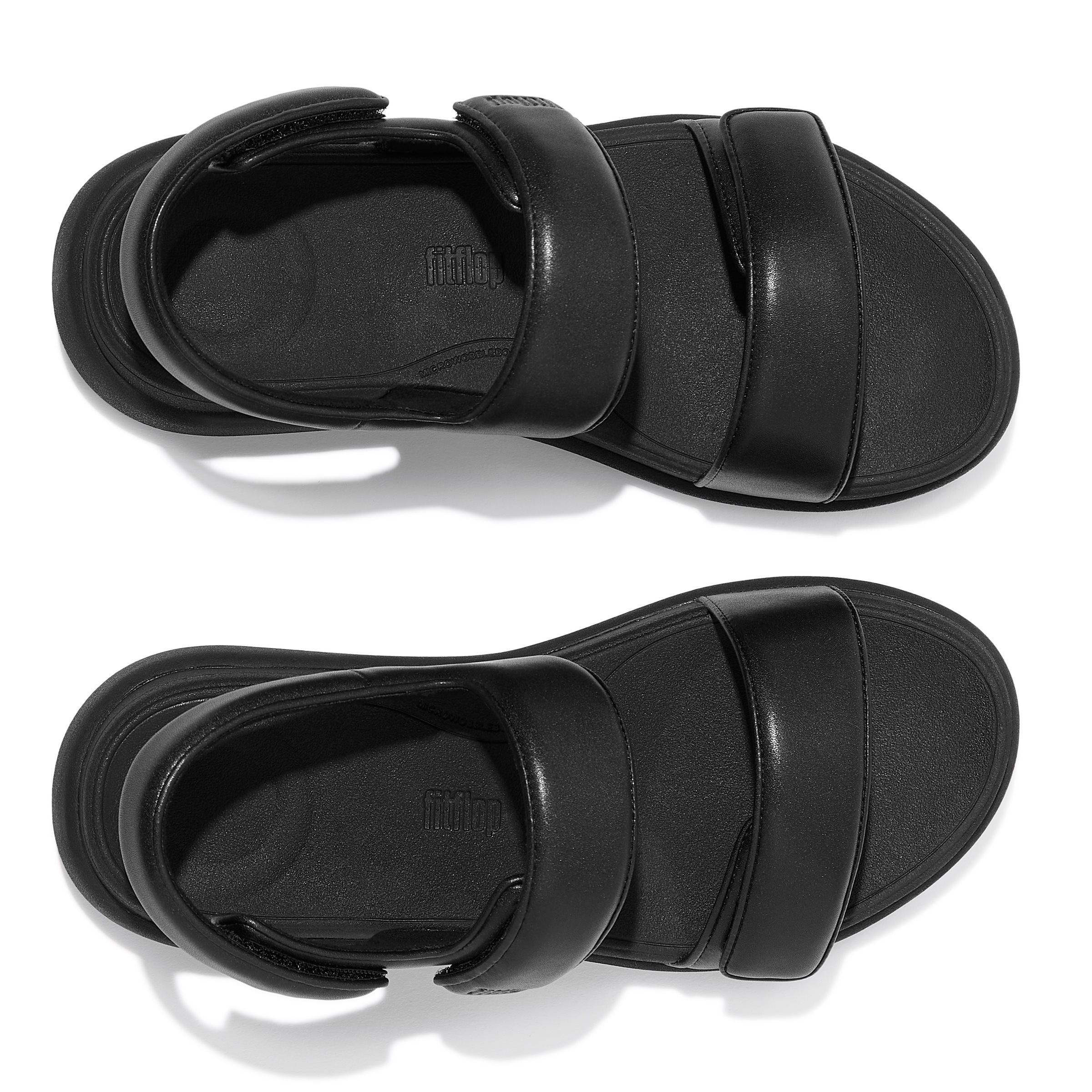 Fitflop Sandale »F-MODE GO«  , Keilsandale, Klettschuh, Sommerschuh mit hervorragender Dämpfung