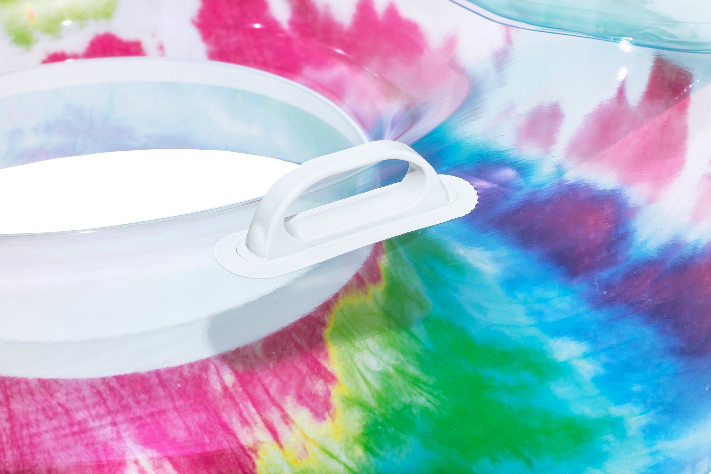 Bestway Schwimmring »Tie Dye«, max. Belastbarkeit 90 kg, mit Kopfstütze und Haltegriffen