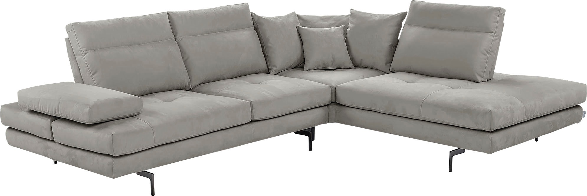 CALIA ITALIA Ecksofa »Toby Wing, Komfortsofa mit Sitzkomfort der Extraklass günstig online kaufen