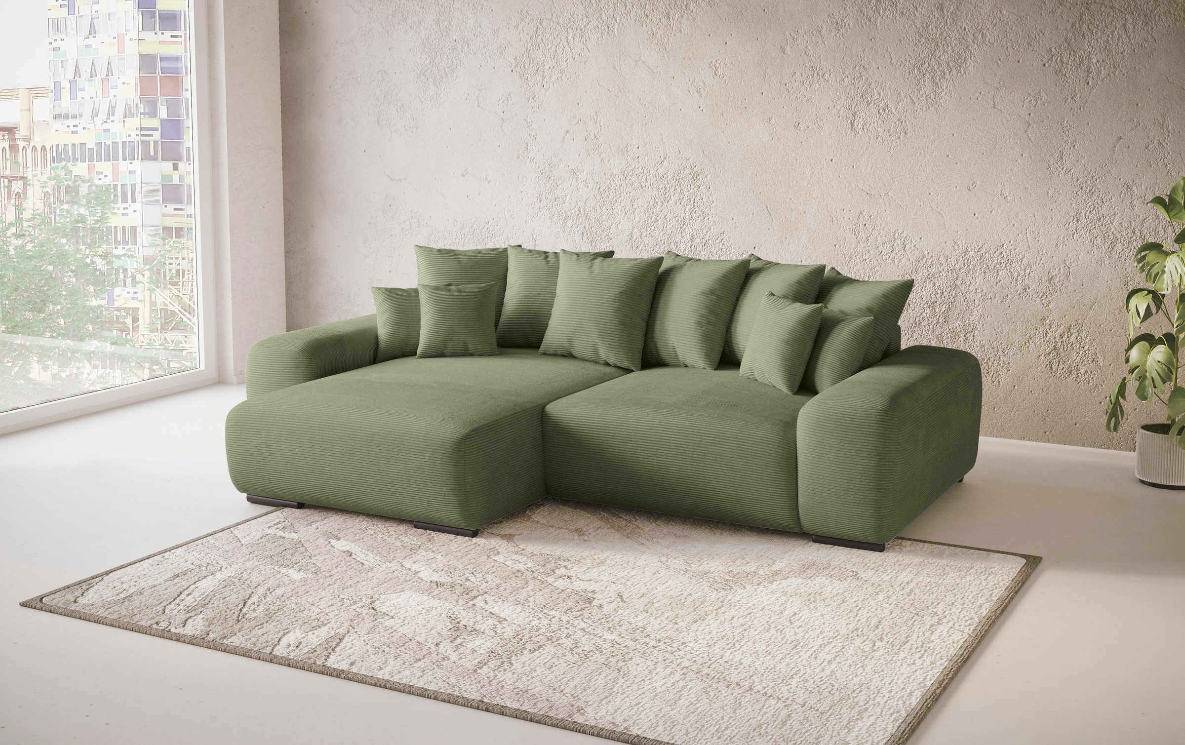 Mr. Couch Ecksofa »Sundance II, L-Form«, mit DuraSpring-Taschenfederkern bis 140 kg belastbar