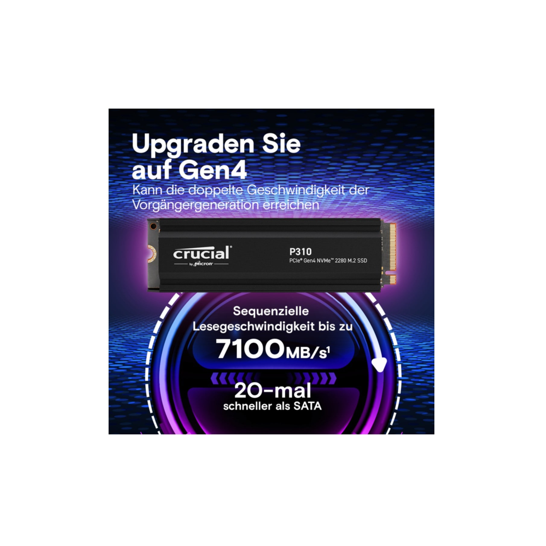 Crucial interne SSD »P310«