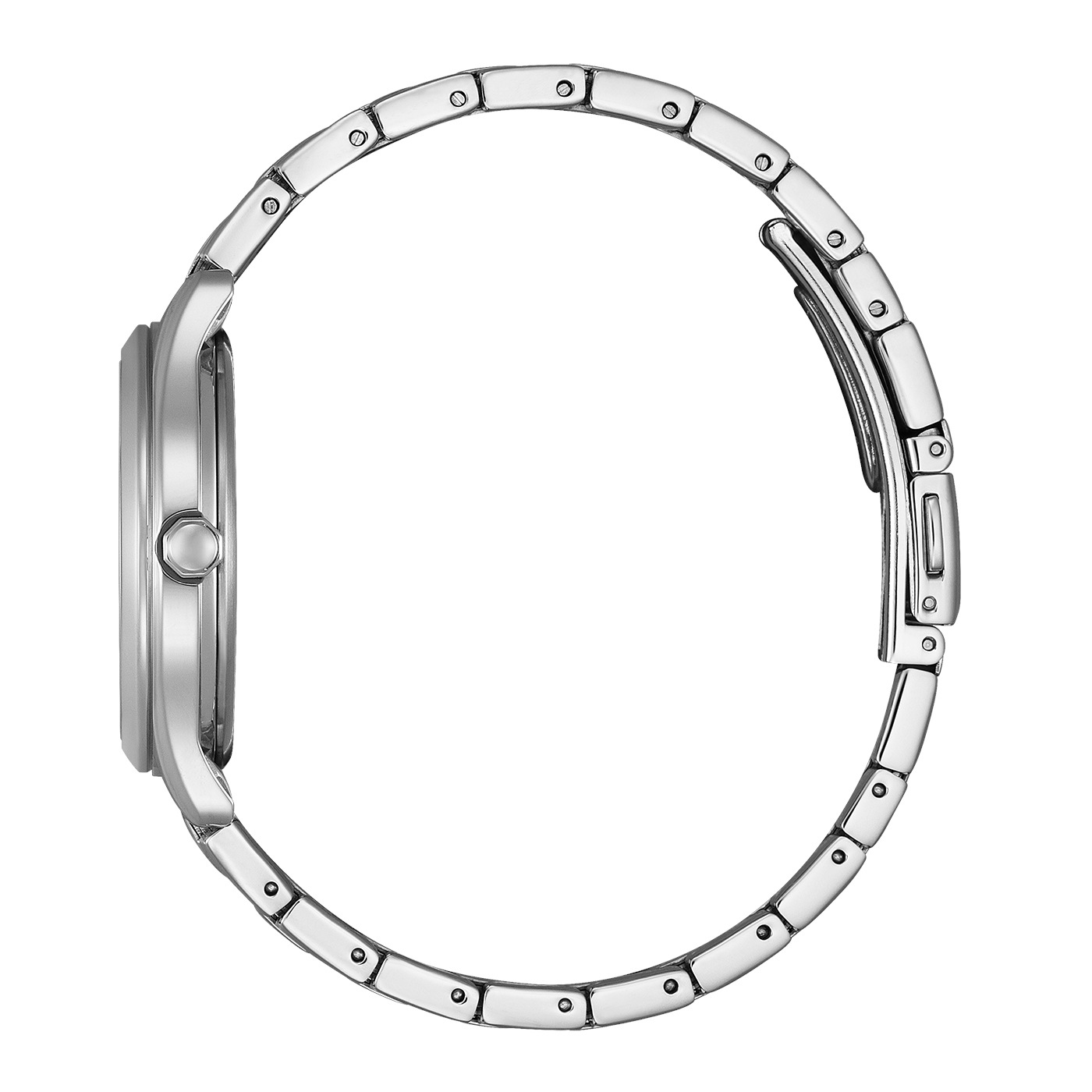 Citizen Solaruhr »Elegance« Armbanduhr, Damenuhr, Edelstahlarmband, analog, Big Date