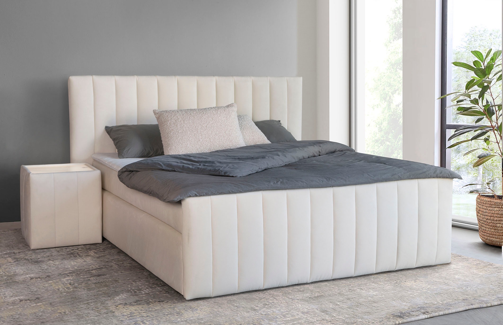 INOSIGN Boxspringbett »Effy inkl. Bettkasten und Topper, erhältlich in der günstig online kaufen