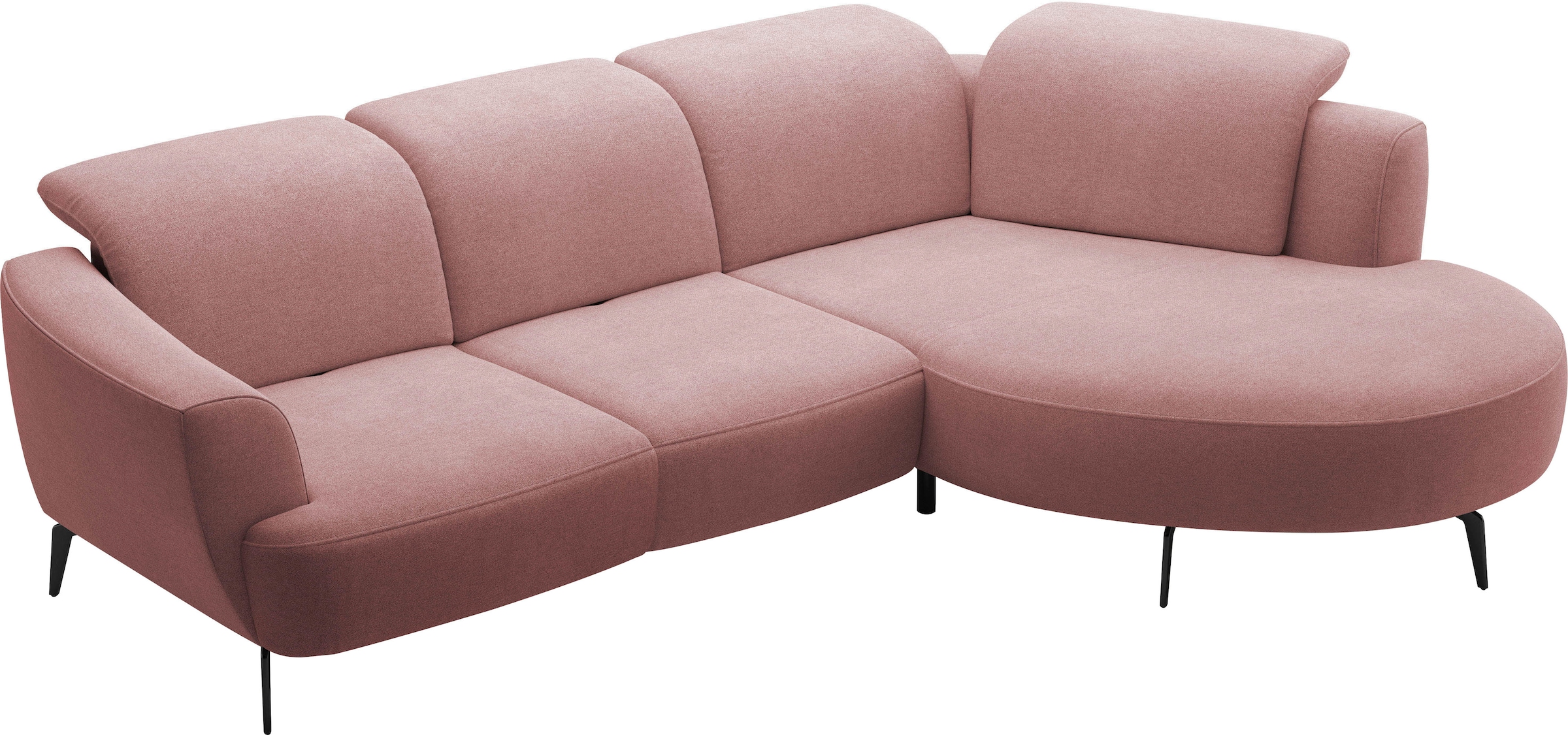sit&more Ecksofa »Zoe«, ink.Sitztiefenverstellung, wahlweise mit Kopfteilverstellung