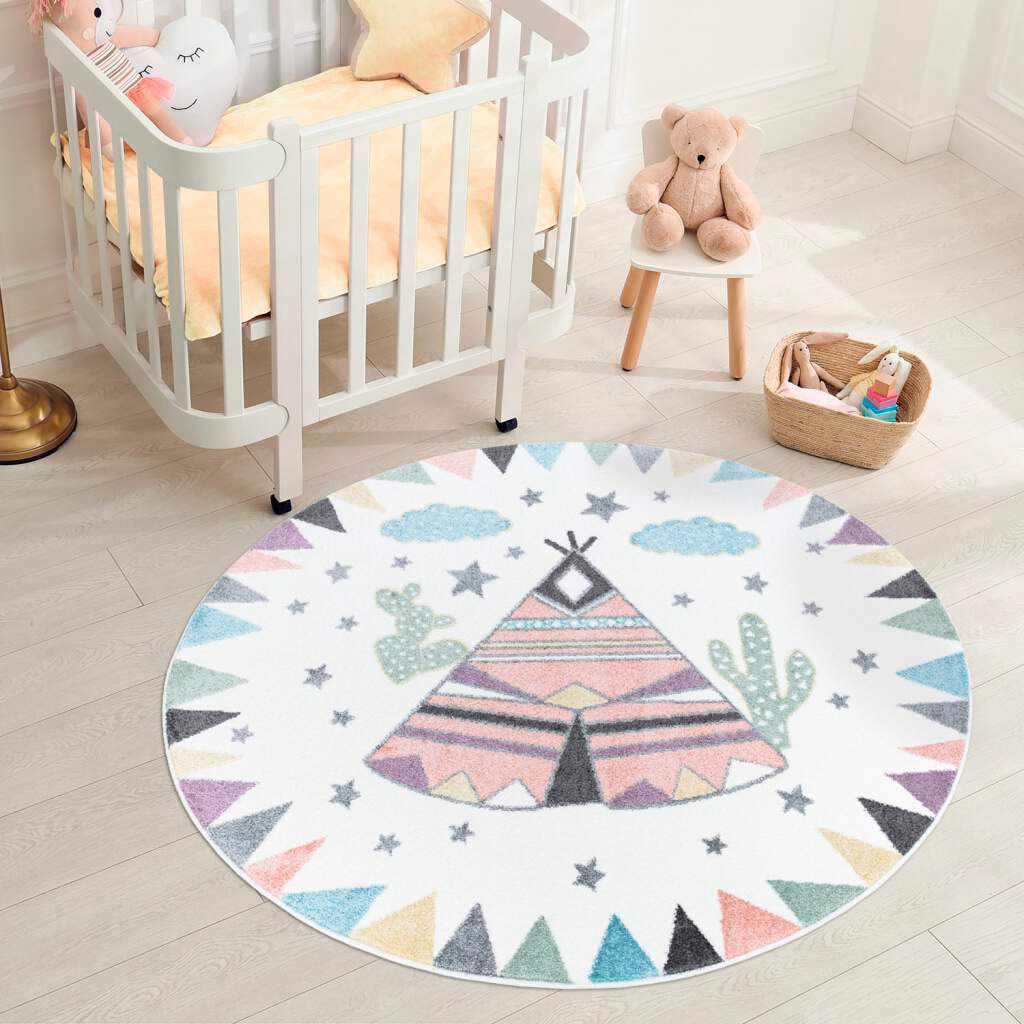 Carpet City Kinderteppich »ANIME898«, rund, 11 mm Höhe, Kinderzimmer Teppic günstig online kaufen