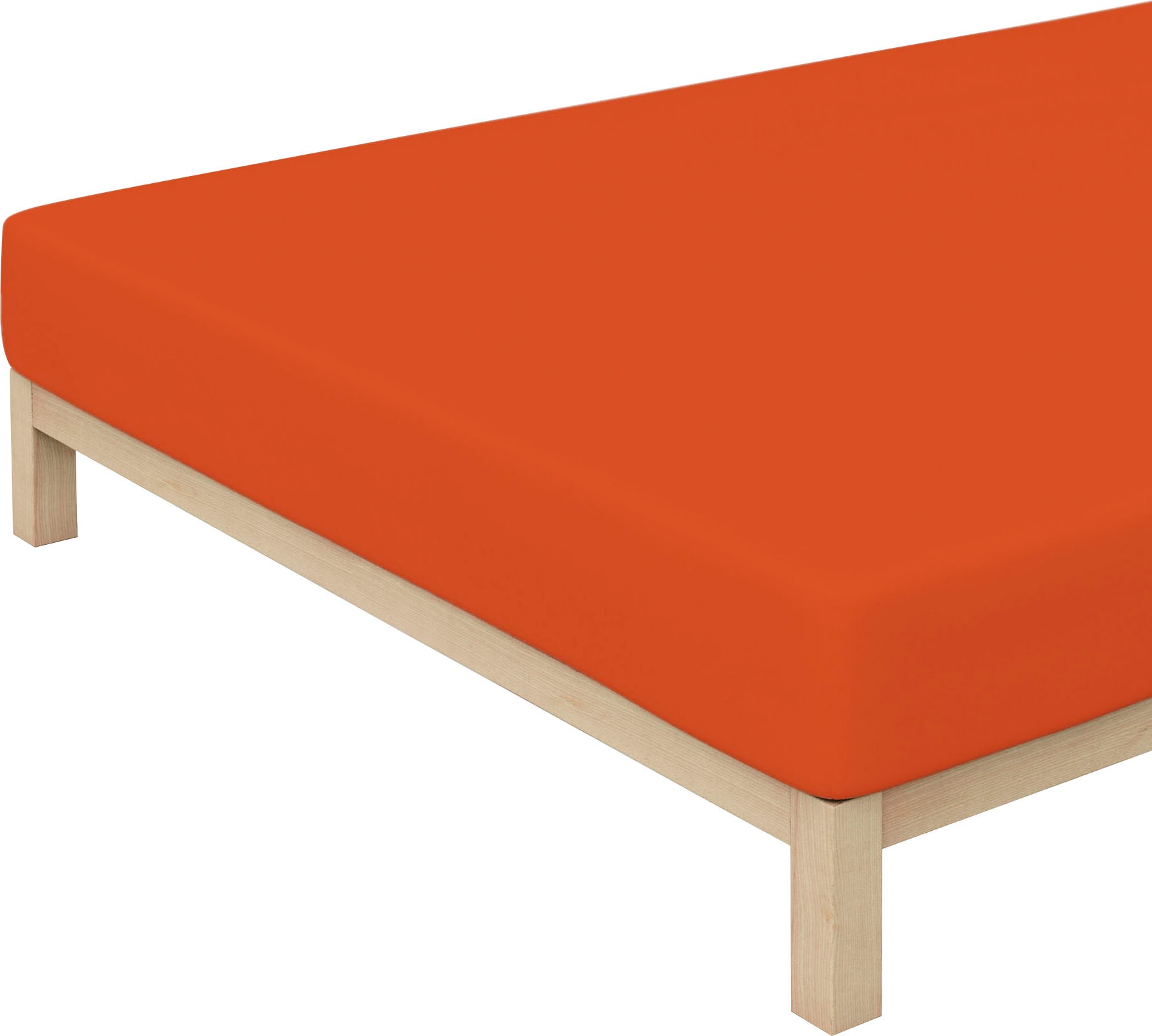 Schlafgut Spannbettlaken »PURE Bio-Baumwolle mit Elasthan, dehnbar blickdicht, straff, Bettlaken«, PREMIUM Laken für Matratzen bis 30cm Höhe, in 90x200, 140x200, 180x200