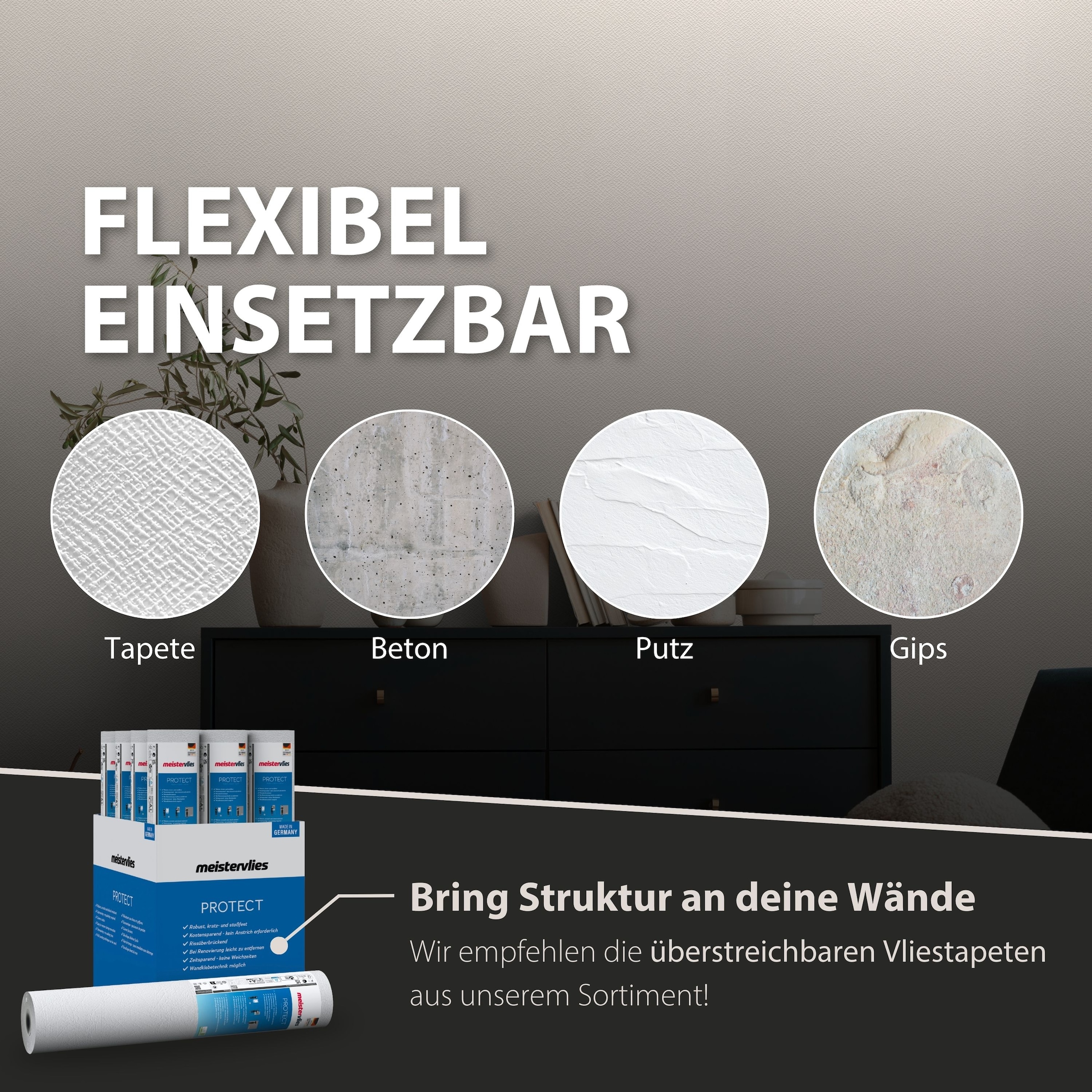 A.S. Création Wandfarbe »Premium Innenwandfarbe PURO Tuchmatt varied red« ideal für Wohnzimmer, Schlafzimmer, Flur und Küche, Farbwelt Rot