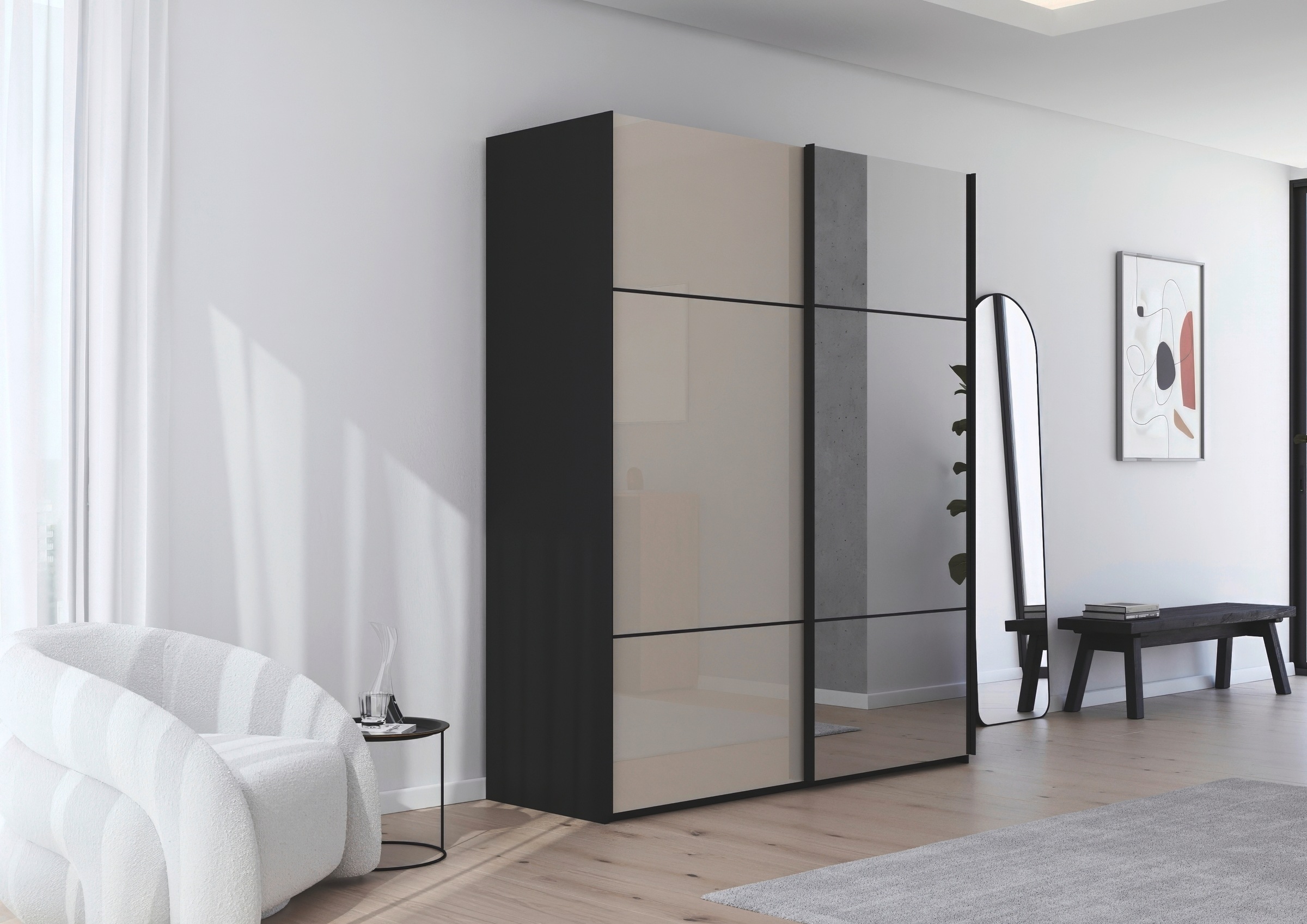 rauch Schwebetürenschrank »Kleiderschrank Schrank Garderobe Schlafzimmersch günstig online kaufen