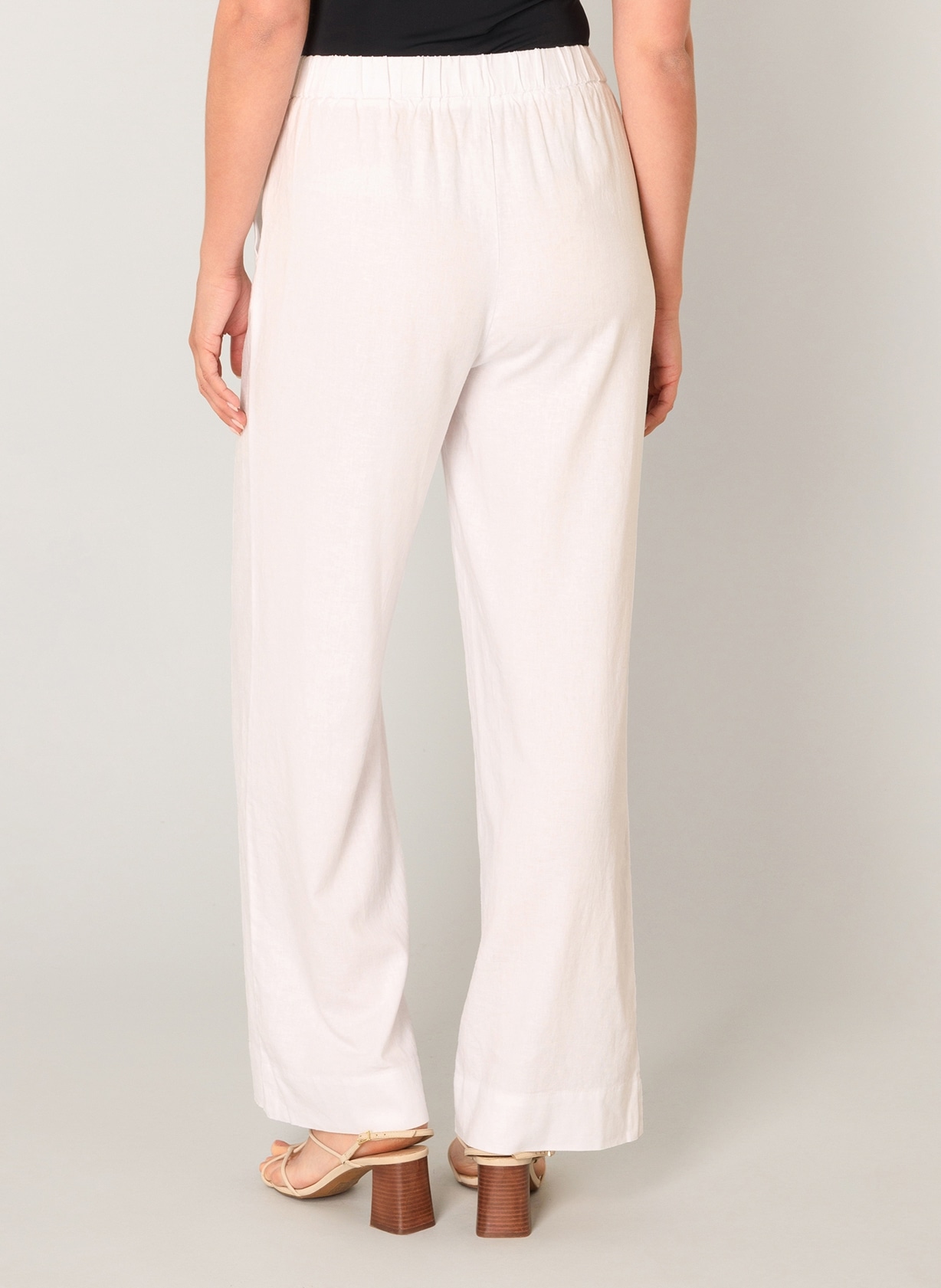 Base Level Leinenhose »Yul«, Sommerhose mit elastischem Bund