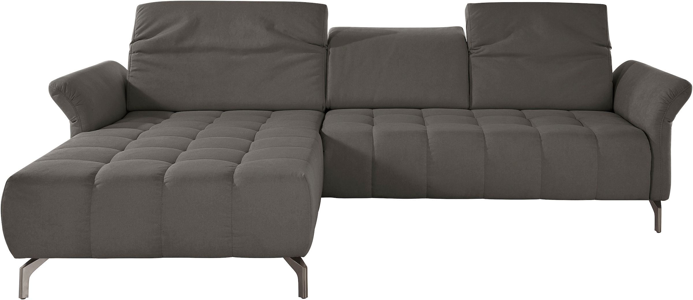 INOSIGN Ecksofa »Fresh L-Form«, Federkern, wahlweise Kopfteilverstellung un günstig online kaufen