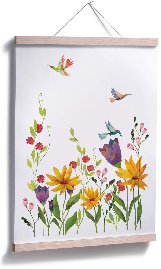 Wall-Art Poster »Blanz Wandposter online Floral«, Blütenpoesie Blumen, Wandbild, St.), bestellen (1 Blumen Poster, Bild