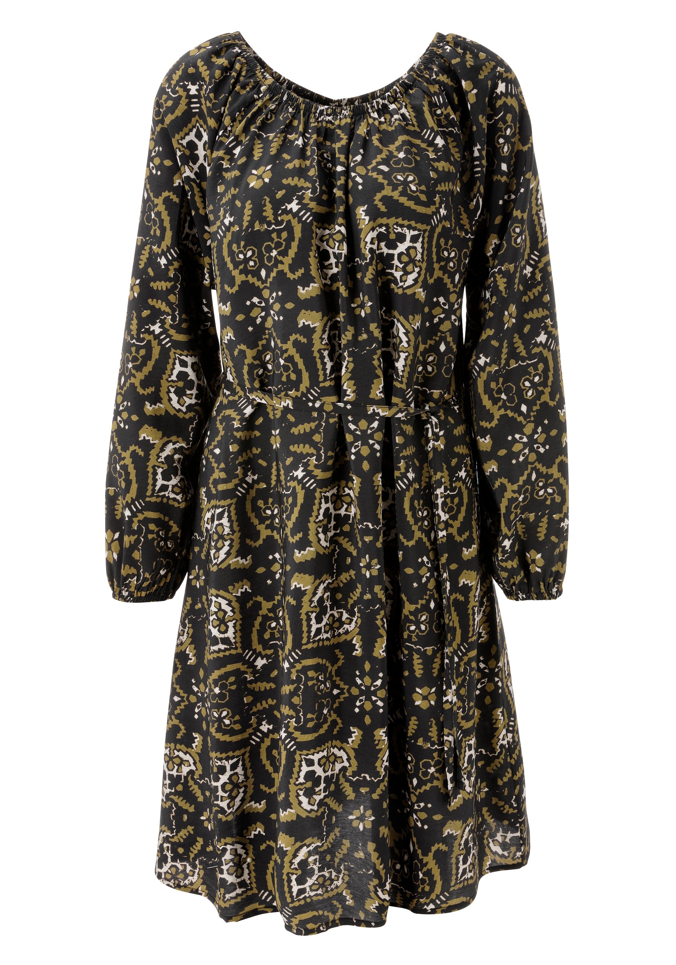 Aniston SELECTED Blusenkleid 2 tlg. mit elastischen Gummizug am Ausschnitt - NEUE KOLLEKTION