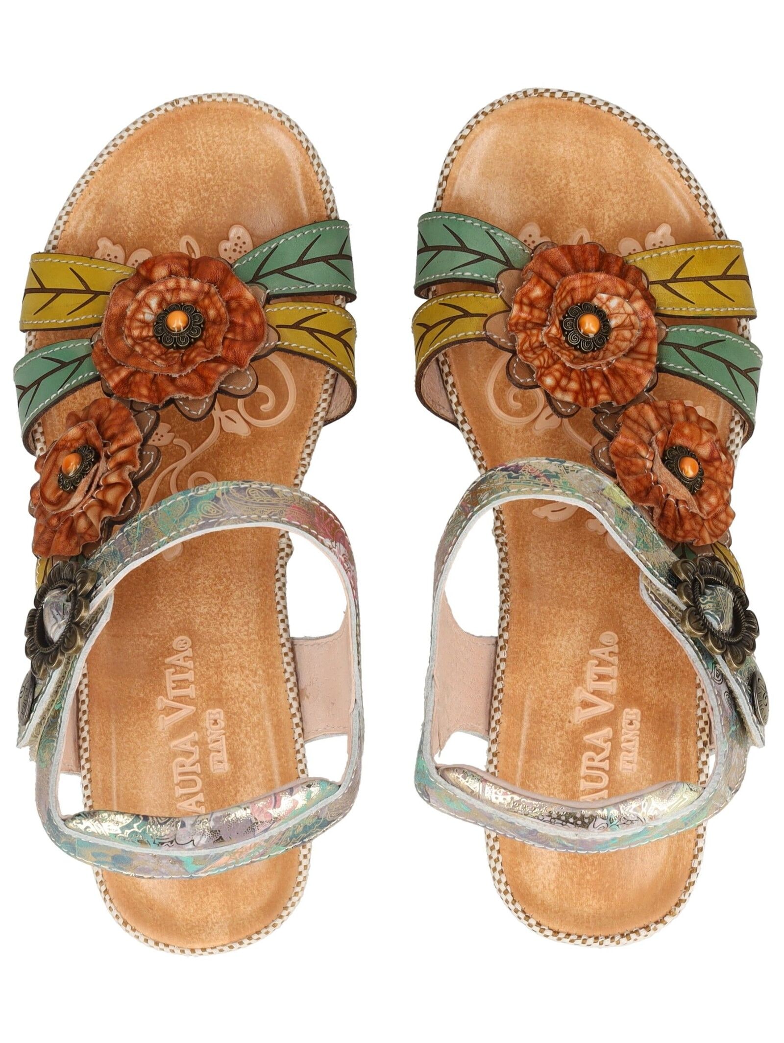 LAURA VITA Keilsandalette »LAURA VITA Sandalen Leder«