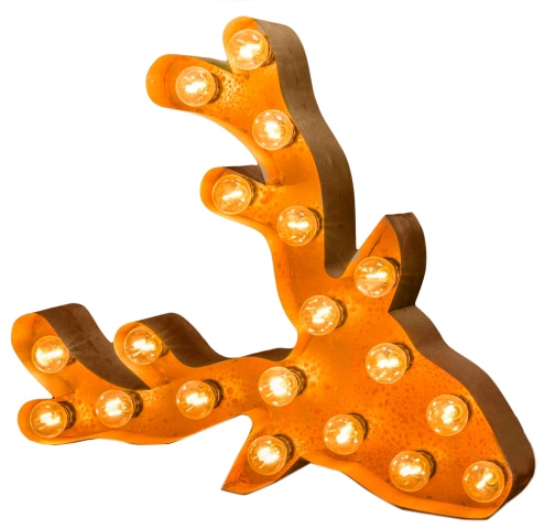 MARQUEE LIGHTS LED Dekolicht »Deer«, 19 flammig, Leuchtmittel E14   ohne Le günstig online kaufen