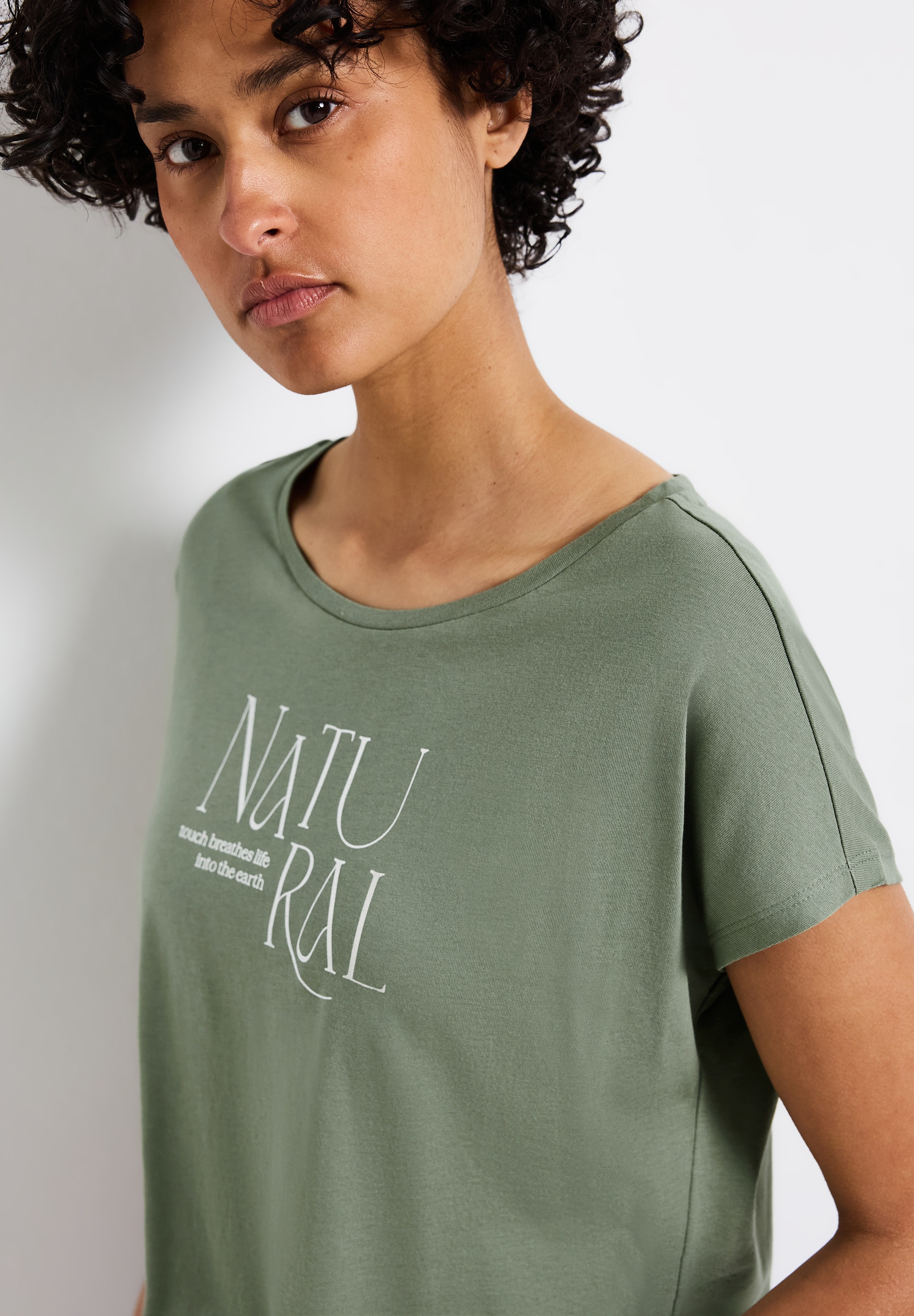 STREET ONE Shirttop mit Schriftzug
