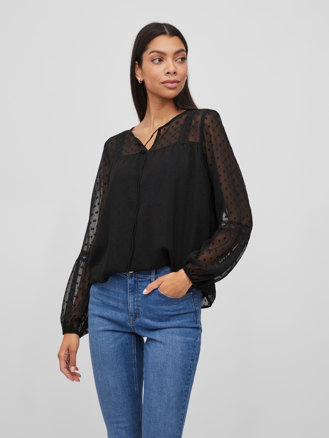 Blusenshirt »VIEDEE L/S TOP - NOOS«