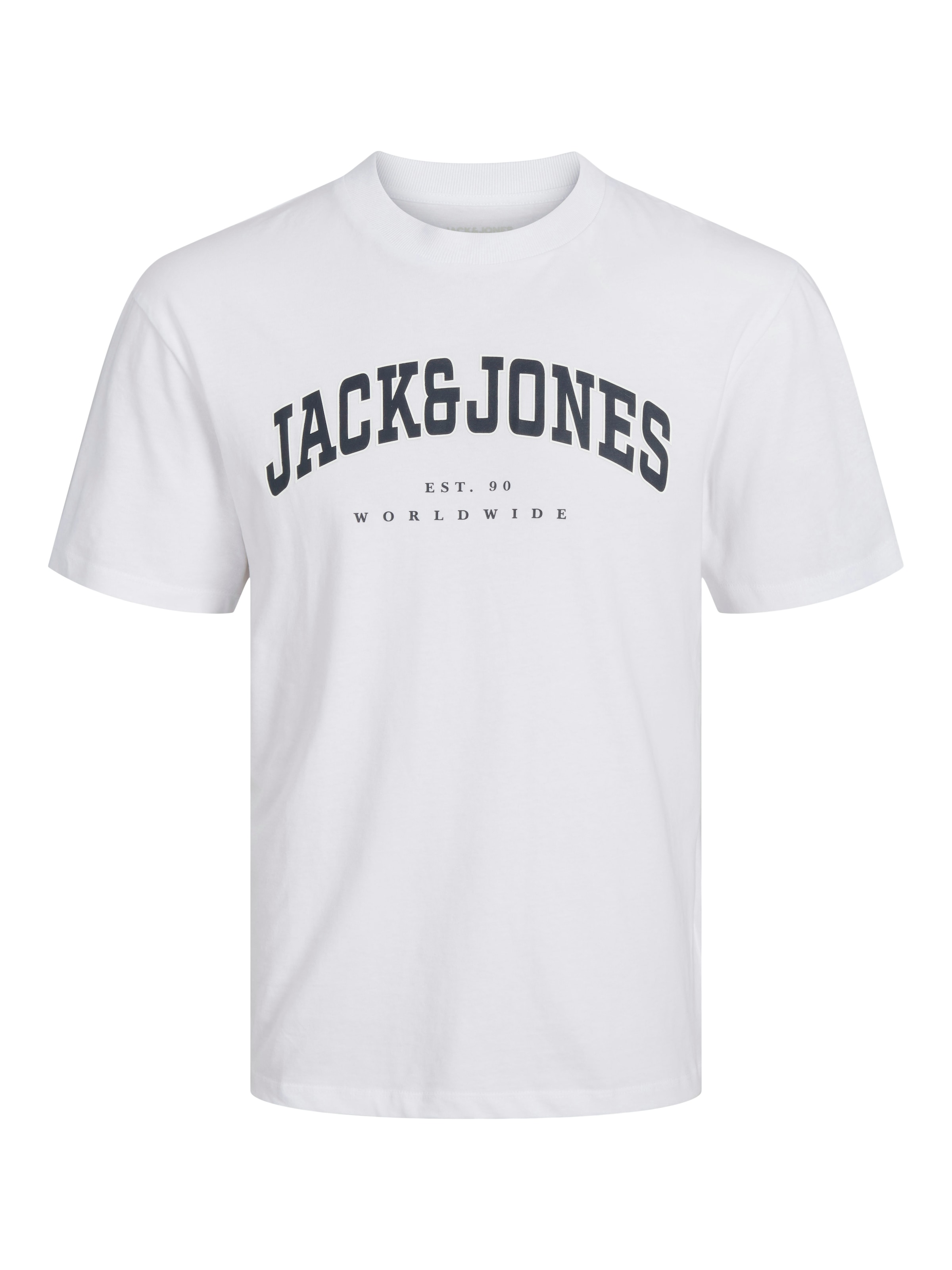 Jack & Jones Junior Rundhalsshirt »JJECALEB VARSITY TEE SS O-NECK NOOS JNR«
