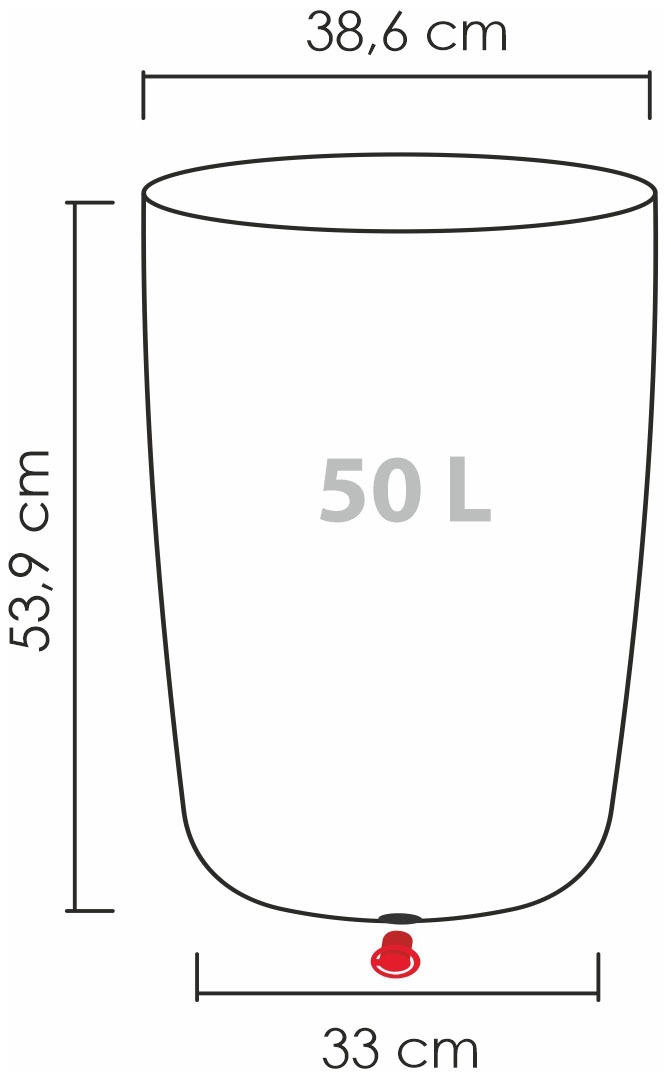 Scheurich Blumentopf »54/260 linetto high«