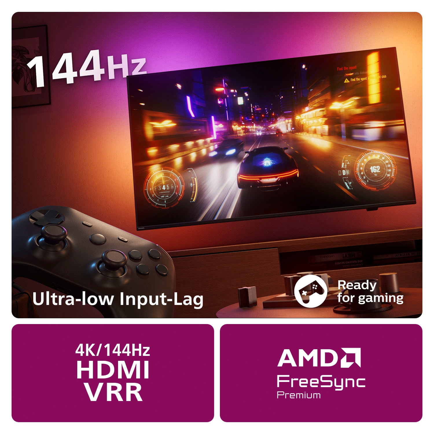 Philips LED-Fernseher »50PUS8909/12«, 4K Ultra HD, Smart-TV