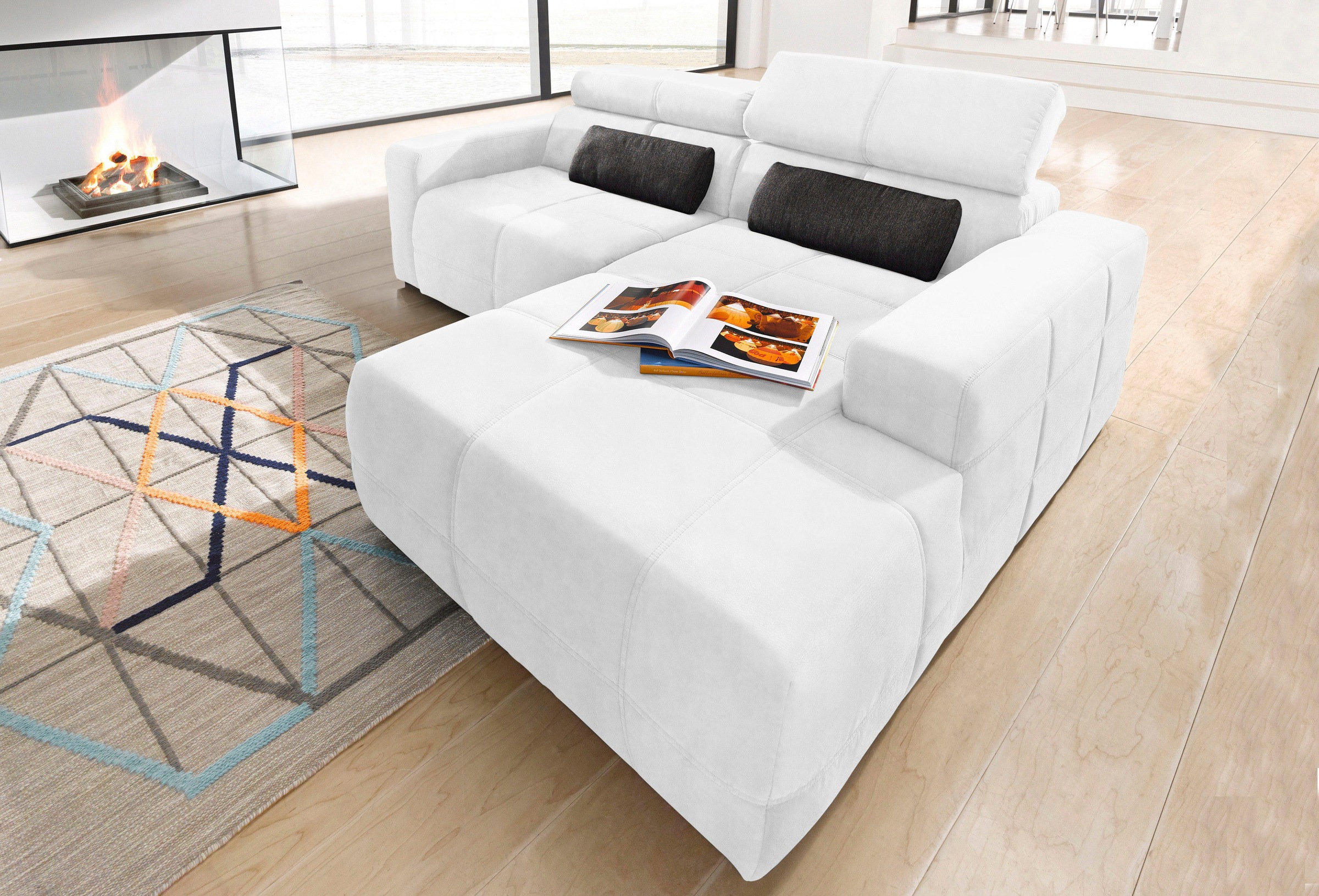DOMO collection Ecksofa »Brandon Sitzbelastung 140 kg, kleine Ausführung B/ günstig online kaufen
