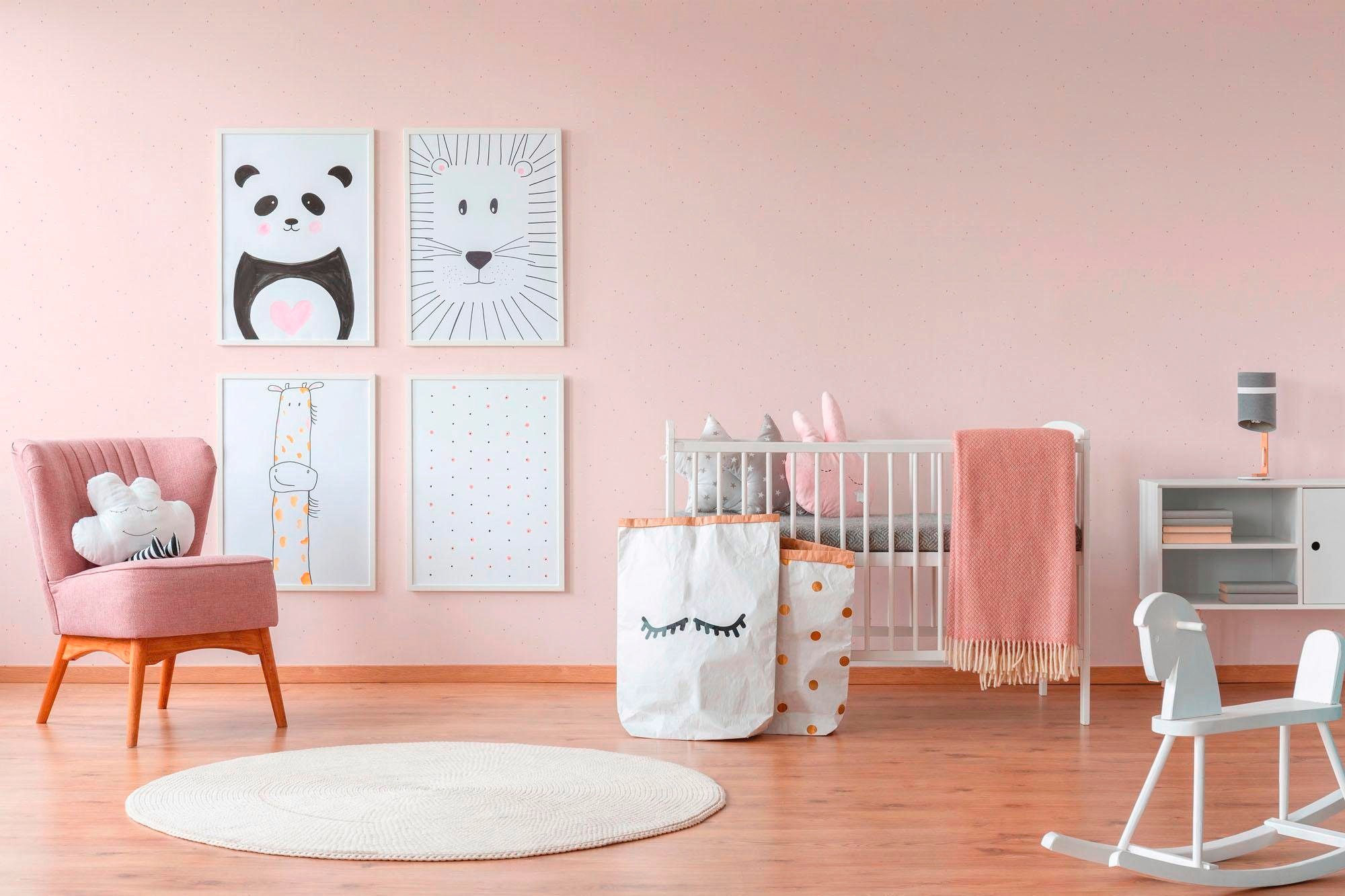 living walls Vliestapete »Boys & Girls« geometrisch   gepunktet   grafisch günstig online kaufen