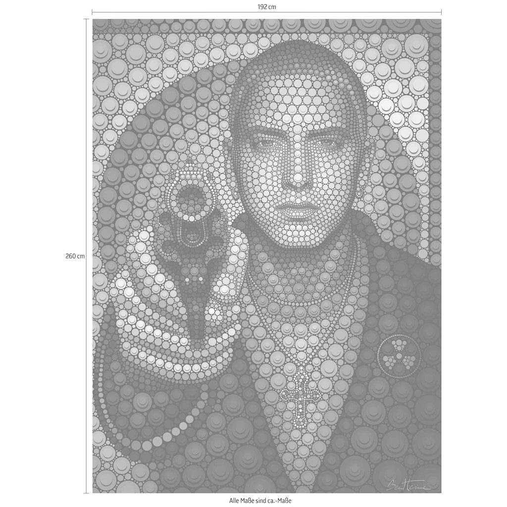 Wall-Art Vliestapete »Ben Heine Circlism: Eminem«