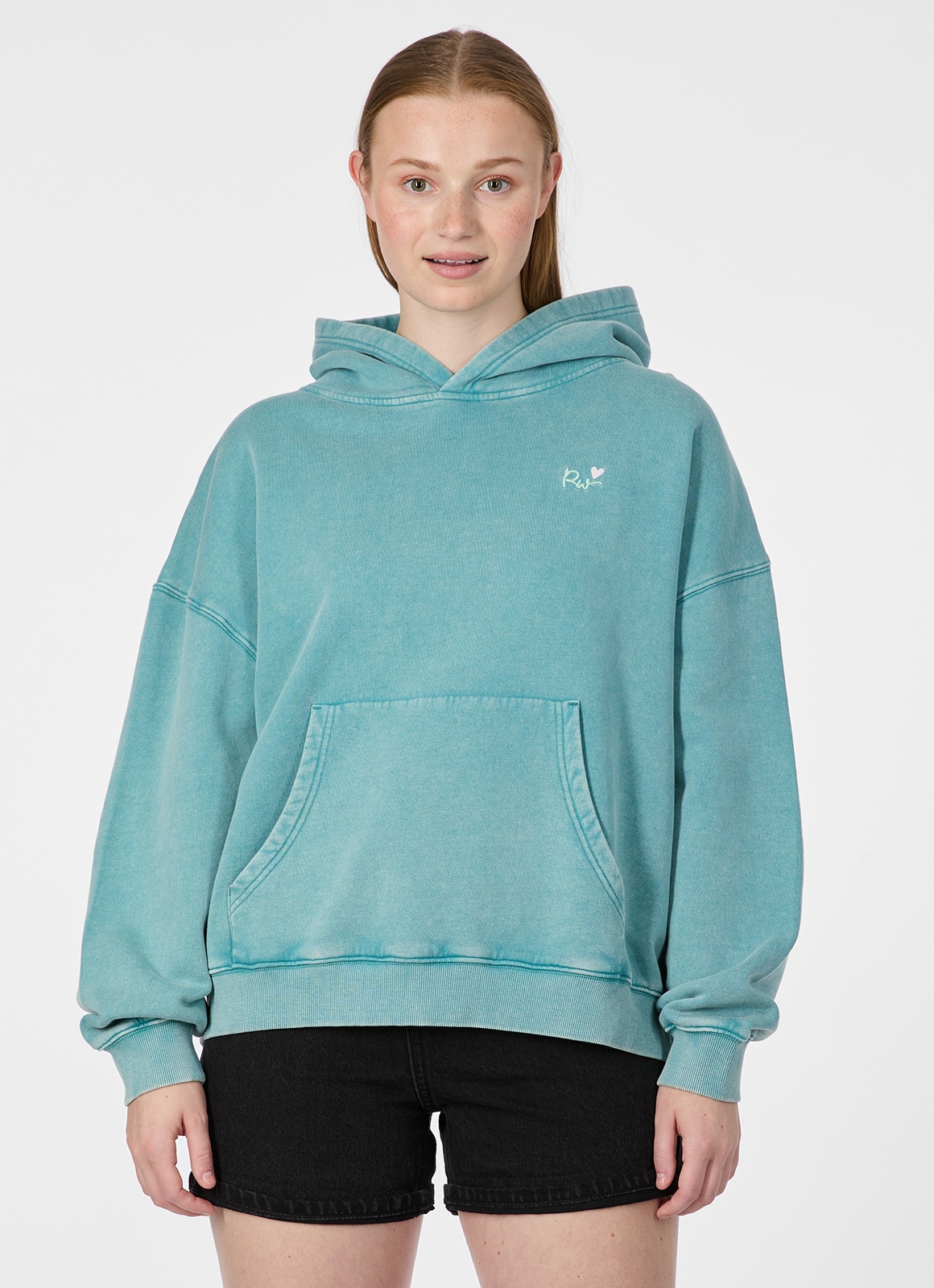 Ragwear Kapuzensweatshirt »GERMMA PP«, Oversized mit Kängurutasche, Kapuze und Herz-Rückenprint
