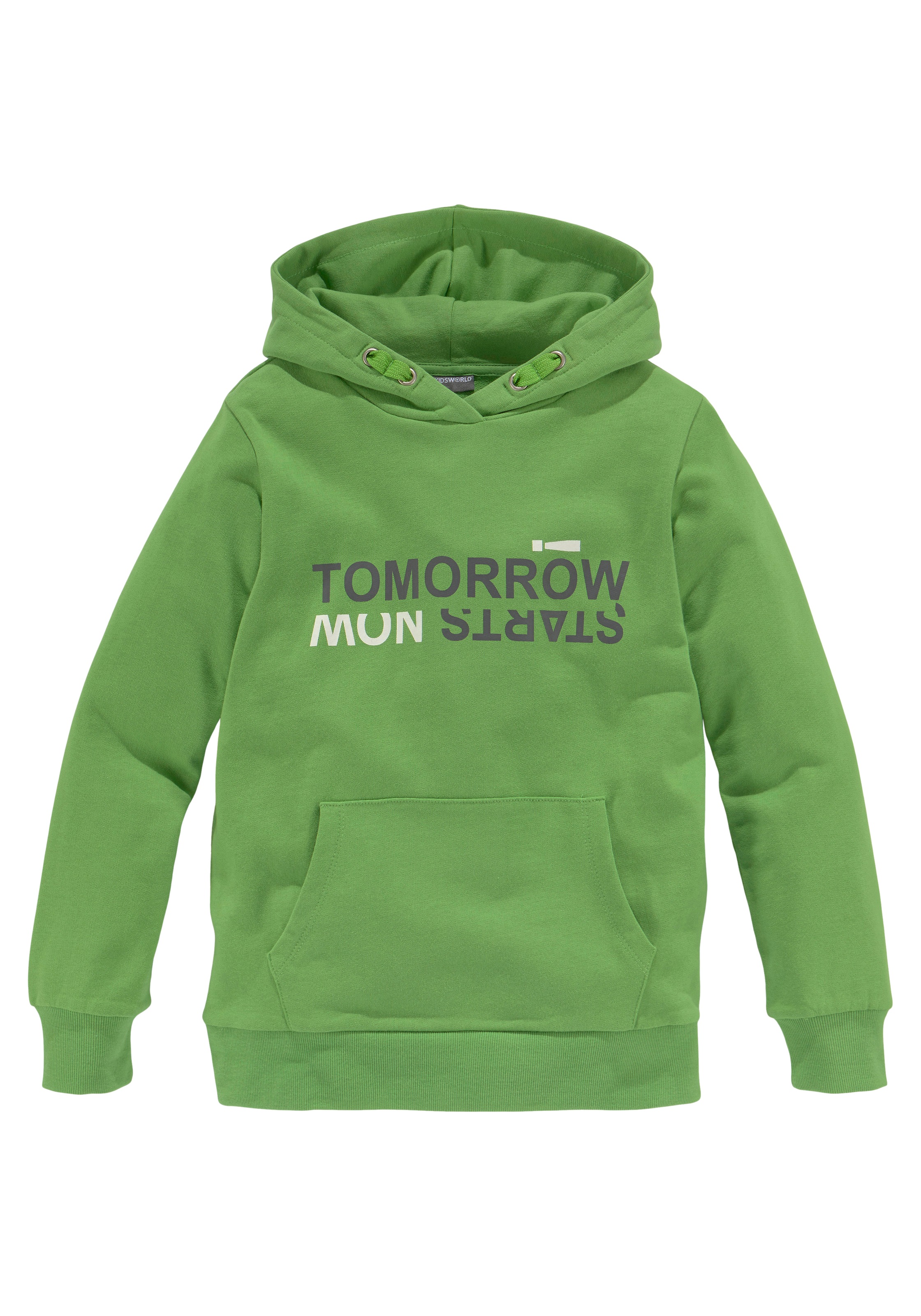 KIDSWORLD Kapuzensweatshirt »TOMORROW STARTS NOW!«, Spruch online kaufen