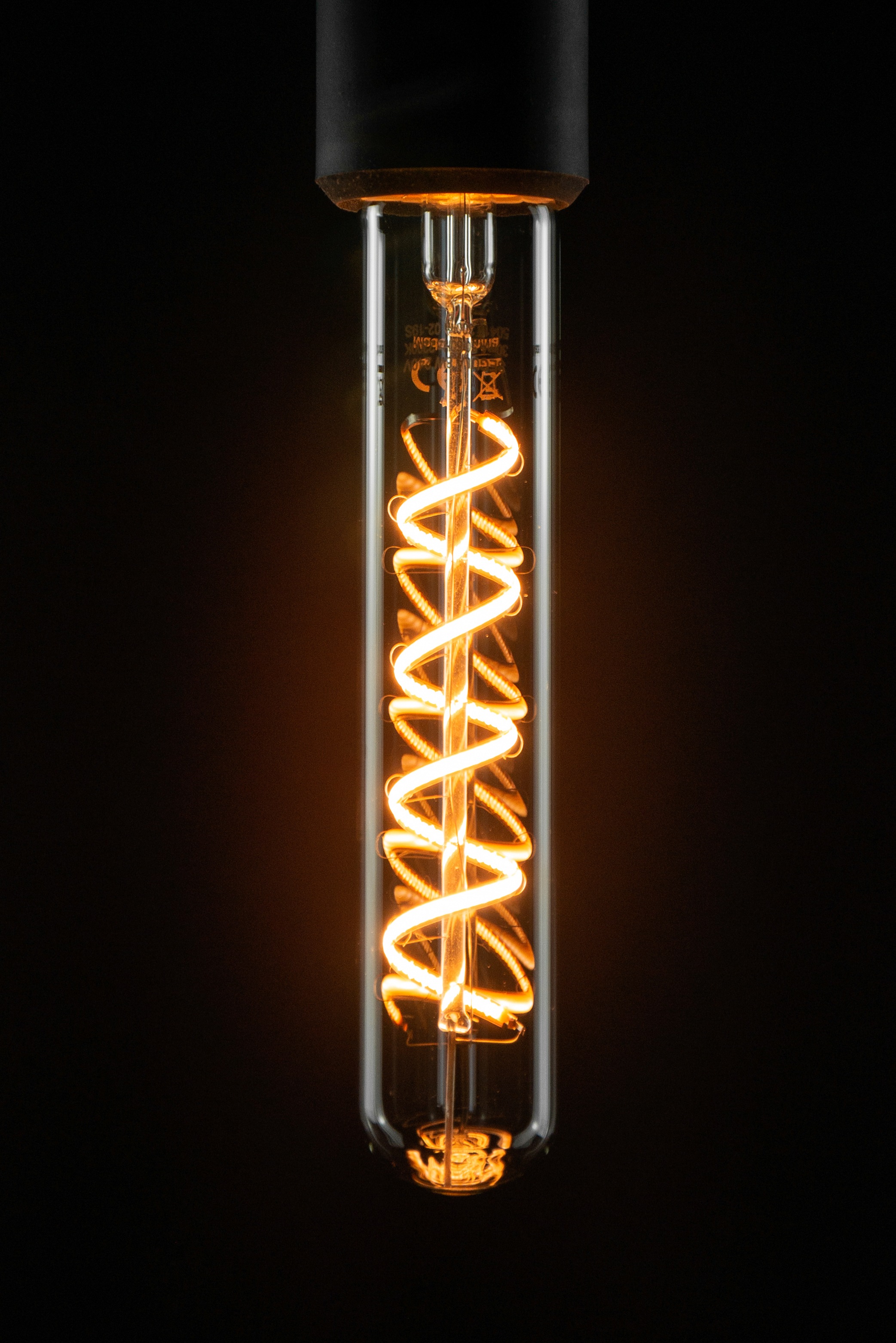 SEGULA LED-Leuchtmittel »LED Long Tube 185 Curved Spirale klar«, E27, Warmweiß, dimmbar, E277, Long Tube 185 Curved Spirale, klar