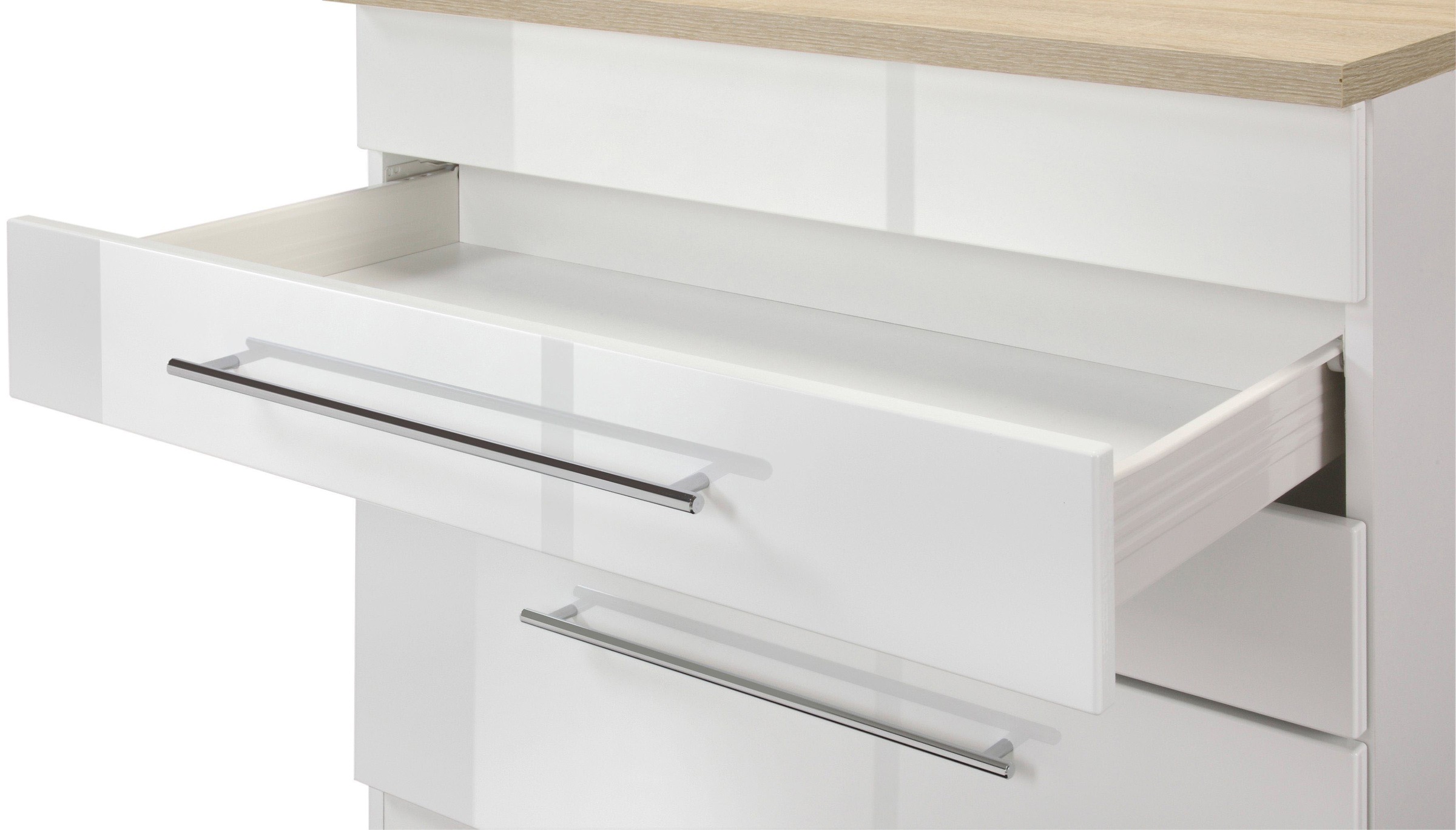 HELD MÖBEL Küchenzeile »Wien«, Breite 440 cm, wahlweise mit E-Geräten