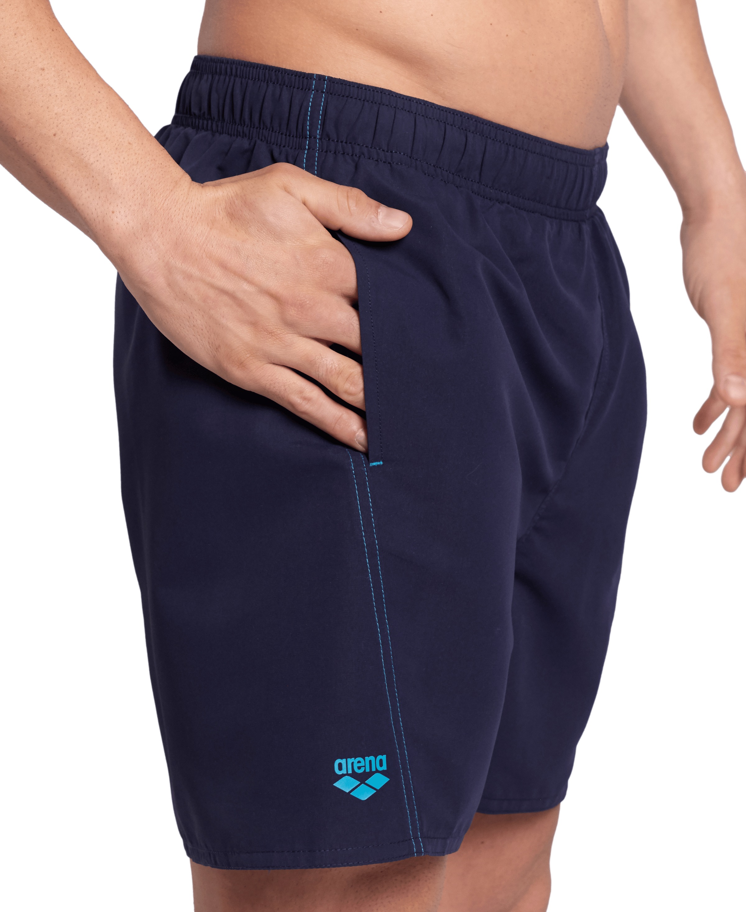 Arena Badeshorts »FUNDAMENTALS ARENA LOGO BOXER R« schnelltrocknendes Material, mit elastischem Bund