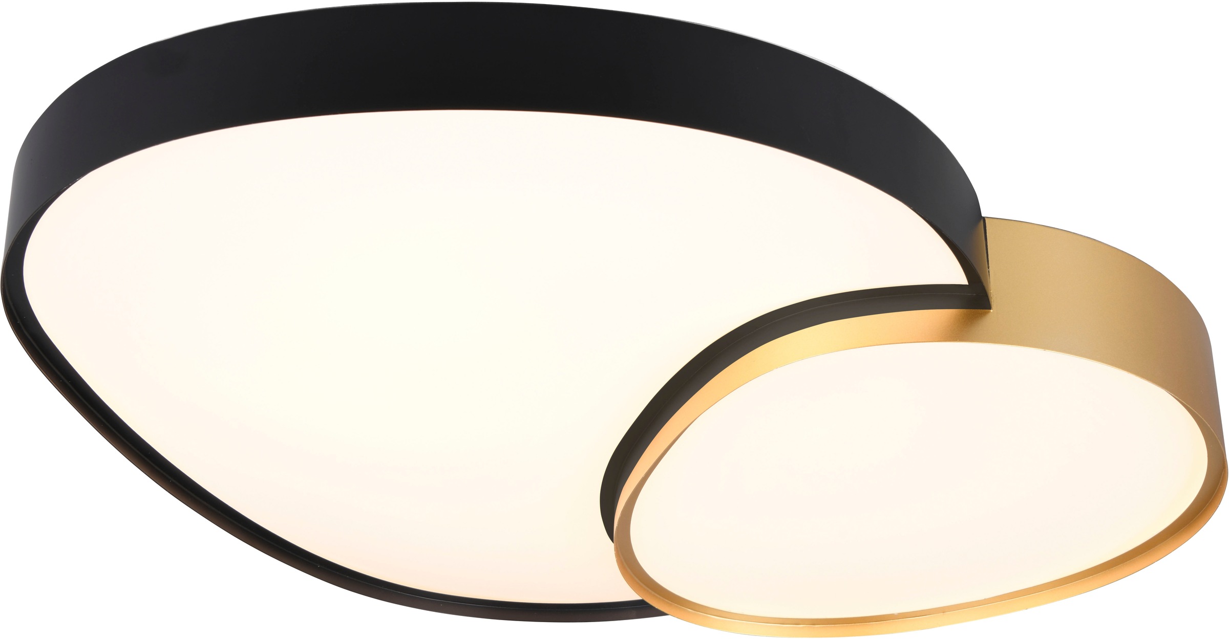 TRIO Leuchten LED Deckenleuchte »RISE, LED Deckenlampe 45W 5300 Lumen warmw günstig online kaufen