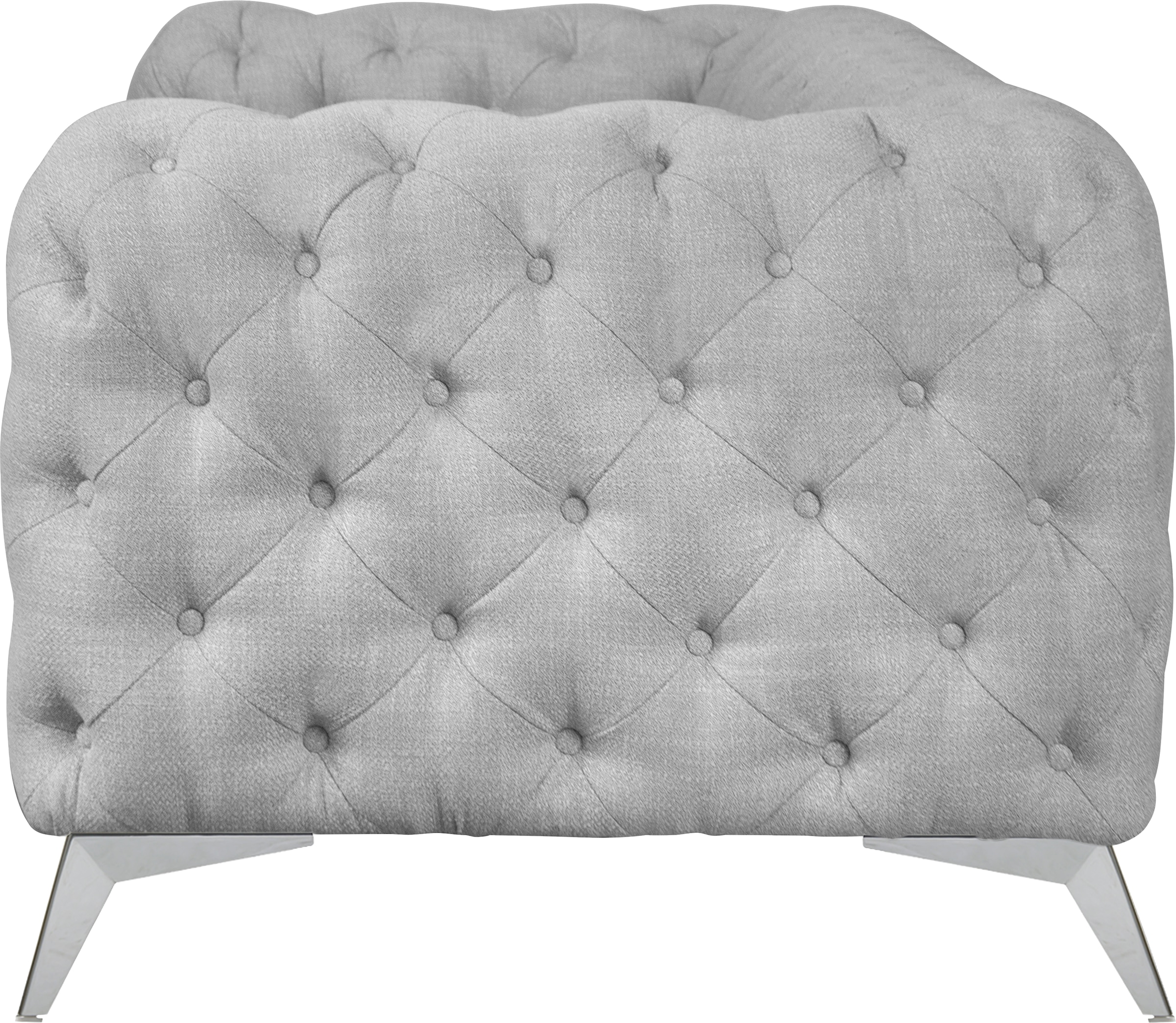 Leonique Chesterfield-Sofa »Glynis«, aufwändige Knopfheftung, moderne Chesterfield Optik, Fußfarbe wählbar