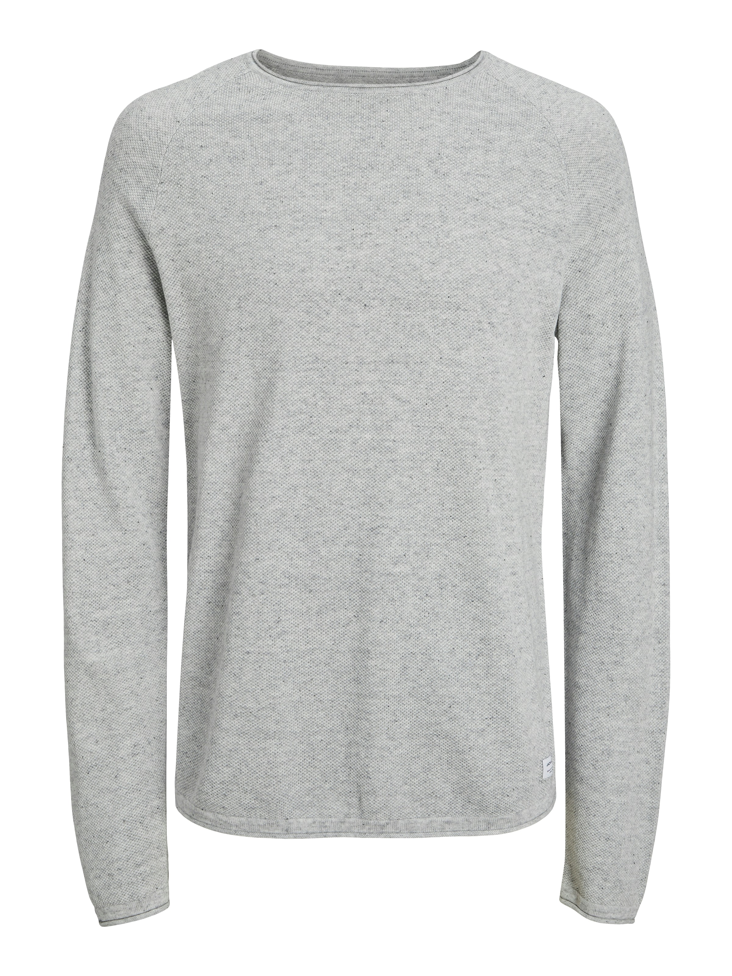 Jack & Jones Rundhalspullover »JJEHILL Pullover mit angenehmem Tragegefühl« Modisch, schmal, Baumwolle, Rundhals