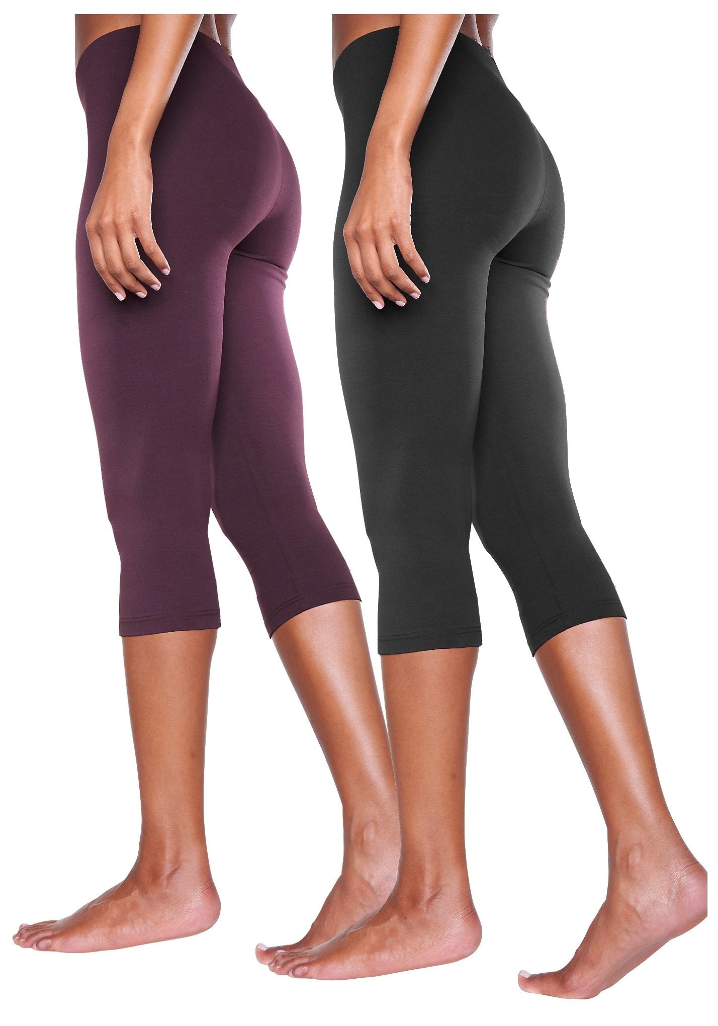 Vivance active Caprileggings, (2er-Pack), mit Gummibund, Loungewear